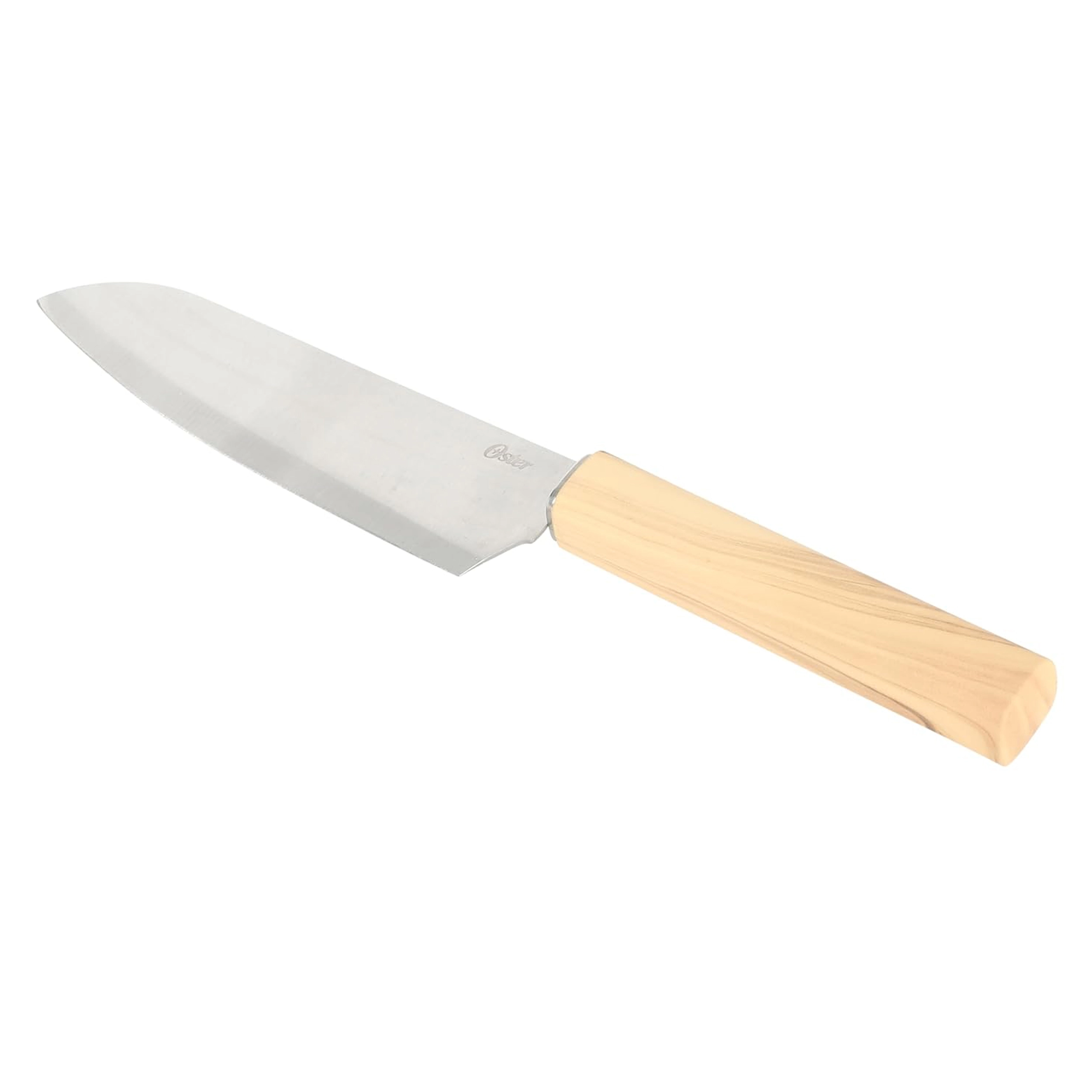 Oster Huntingfield Piece Stainless Steel Cutlery Set with Faux Wood Handles