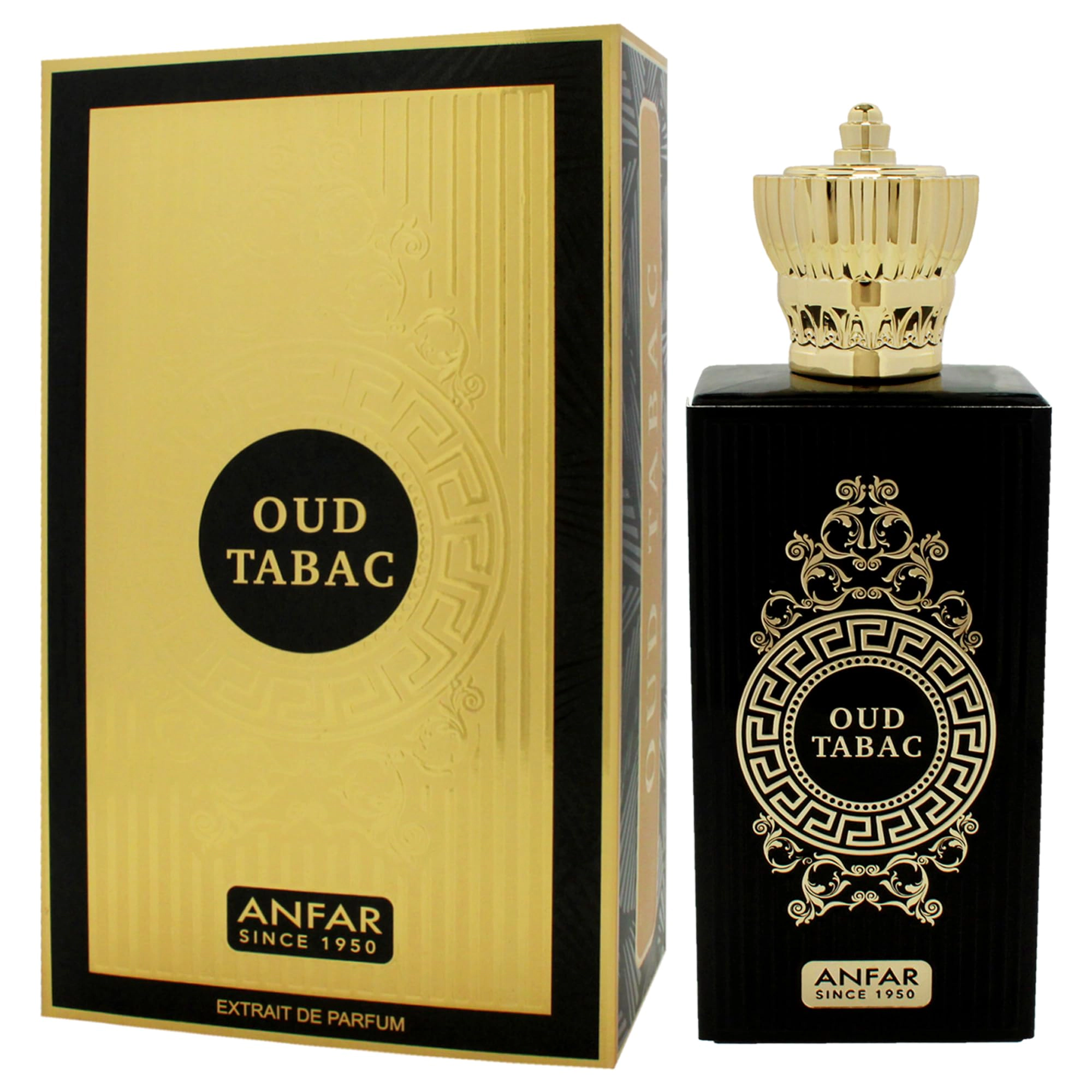 Anfar Oud Tabac Extrait de Parfum for Men - Oud Tobacco Vanilla 2.04 oz Spray