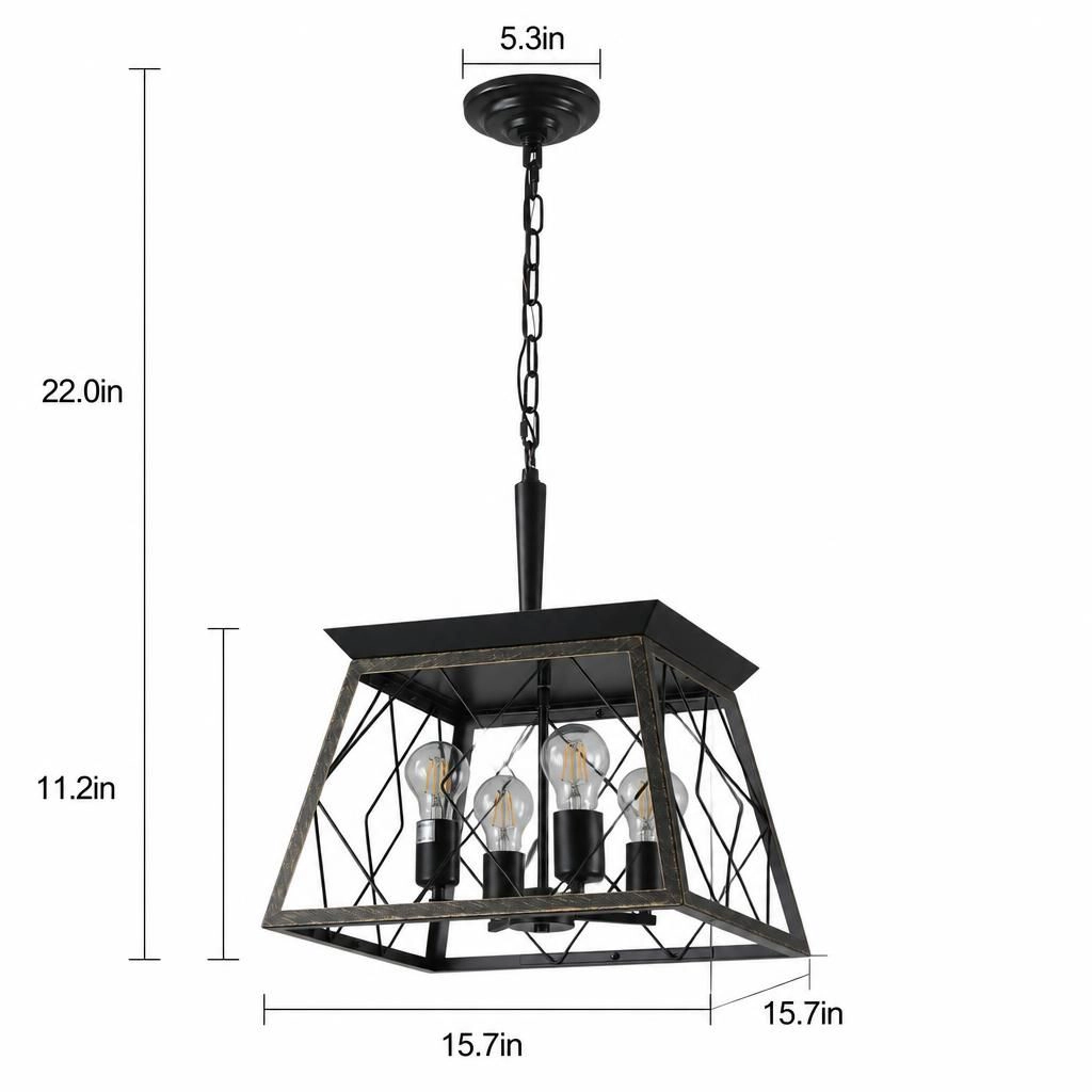 ELEMENT ACE Modern Round Iron Frame Table Lamp