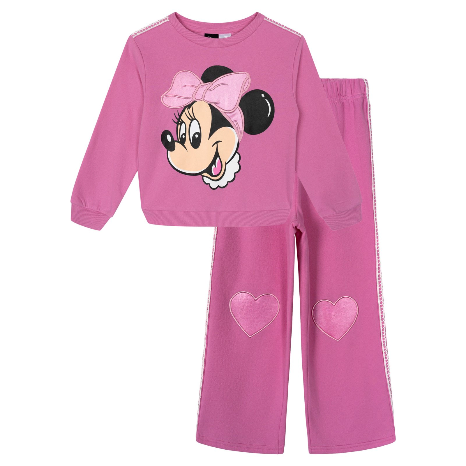 Disney Girls' Fleece 2-Piece Sweatshirt and Pants Set