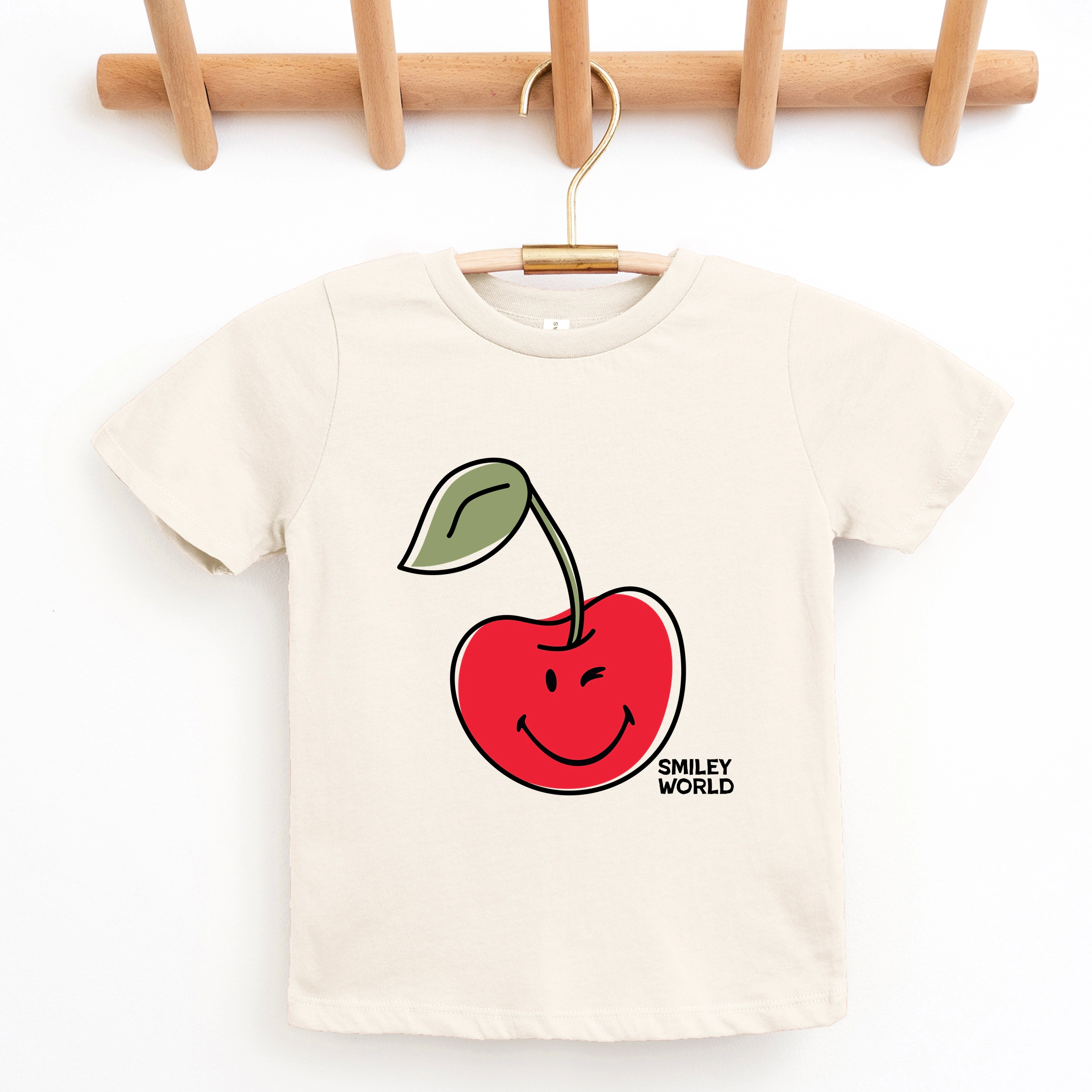 The Juniper Shop - Youth Short Sleeve Graphic T-Shirt SmileyWorld Winky Cherry