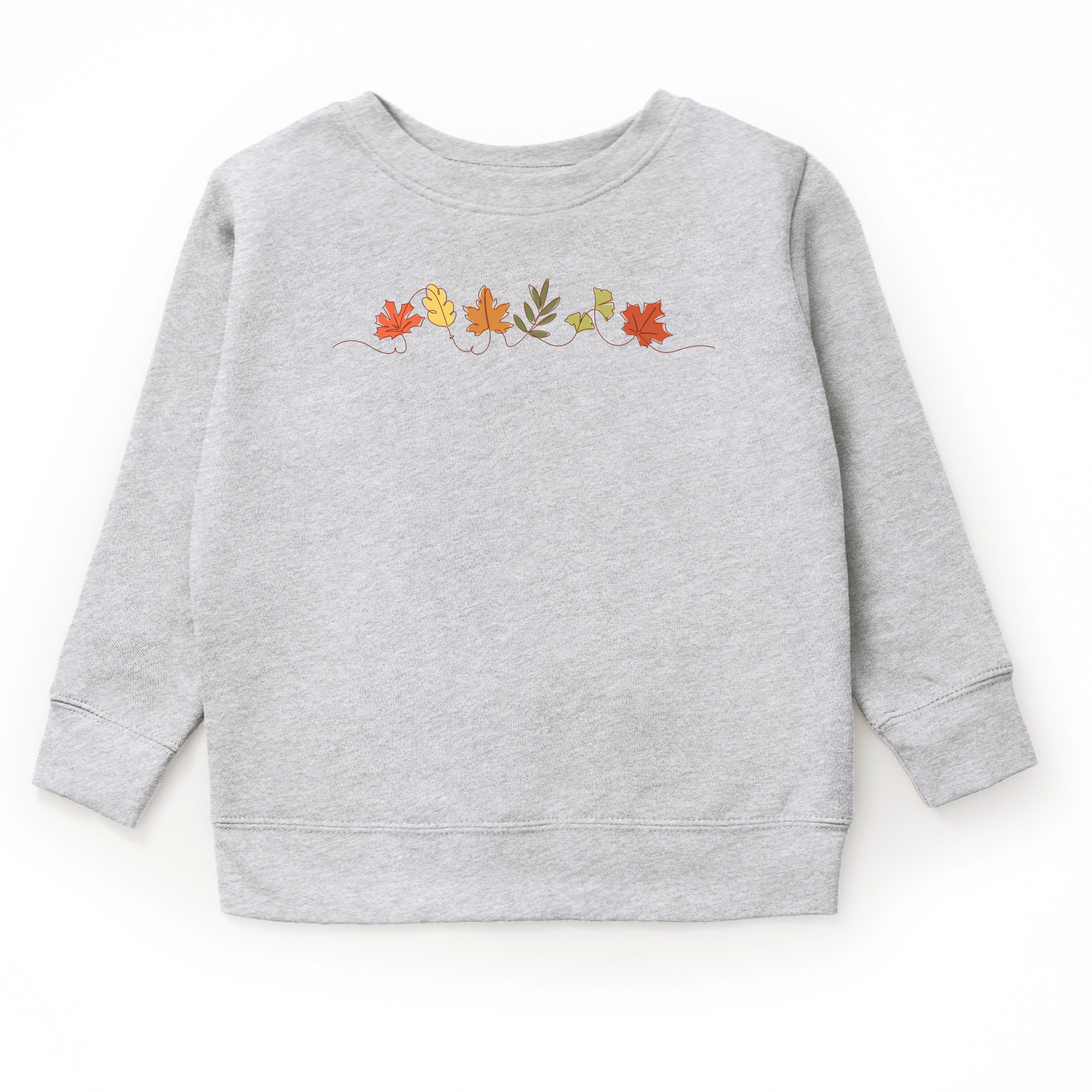 The Juniper Shop - Youth Graphic Sweatshirt Fall Leaves Line