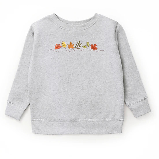The Juniper Shop - Youth Graphic Sweatshirt - Fall Leaves Line