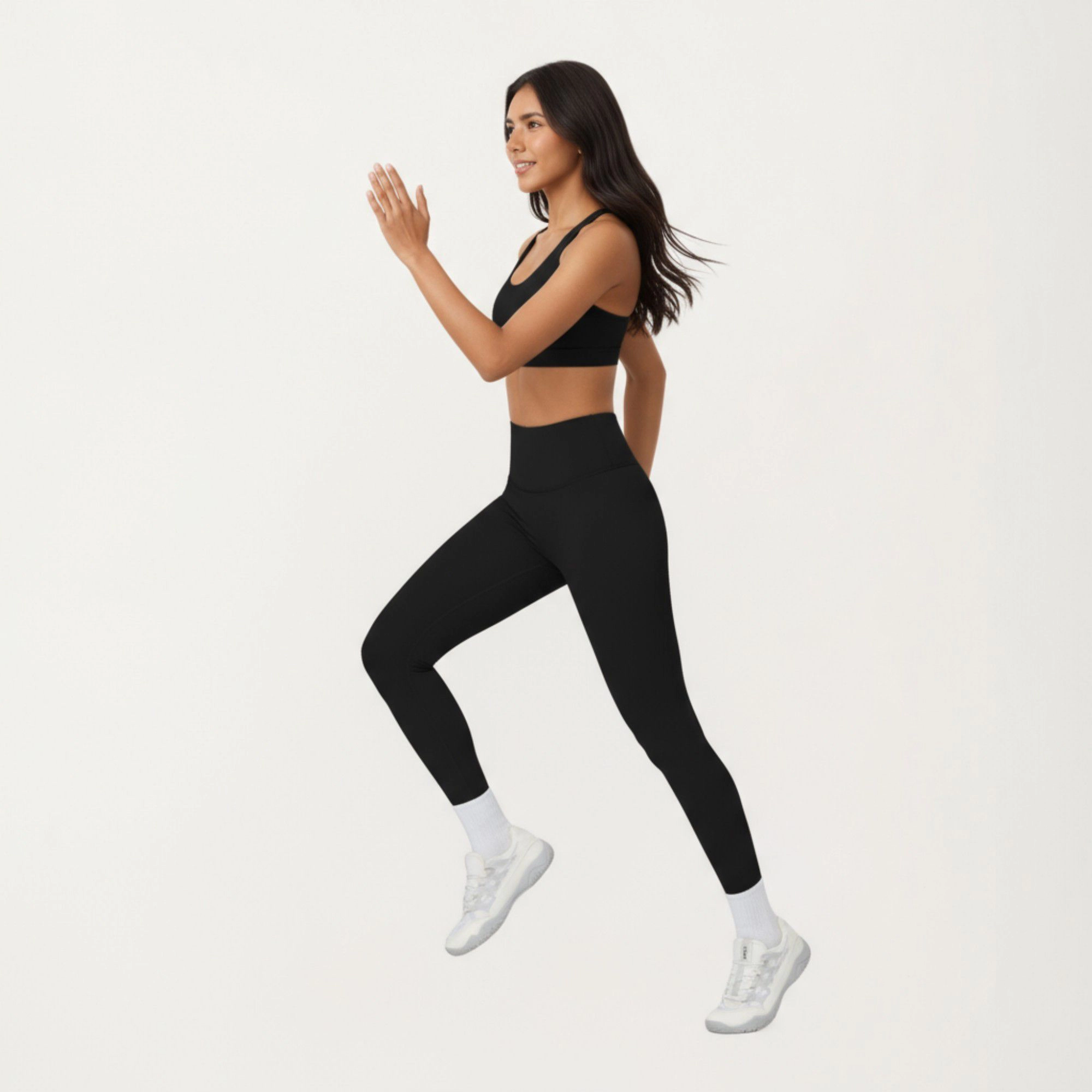 Anna-Kaci Active Women's High Waist Full Length Leggings with Smooth Seam Detailing and Stretch Fit Fabric