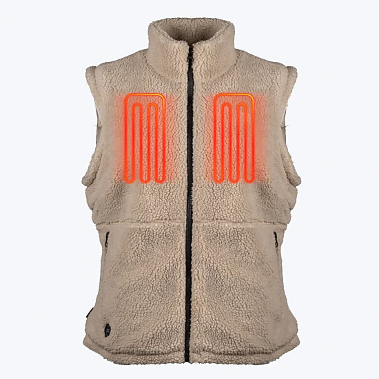 Mobile Warming Women's Upland High-Pile Fleece Heated Vest