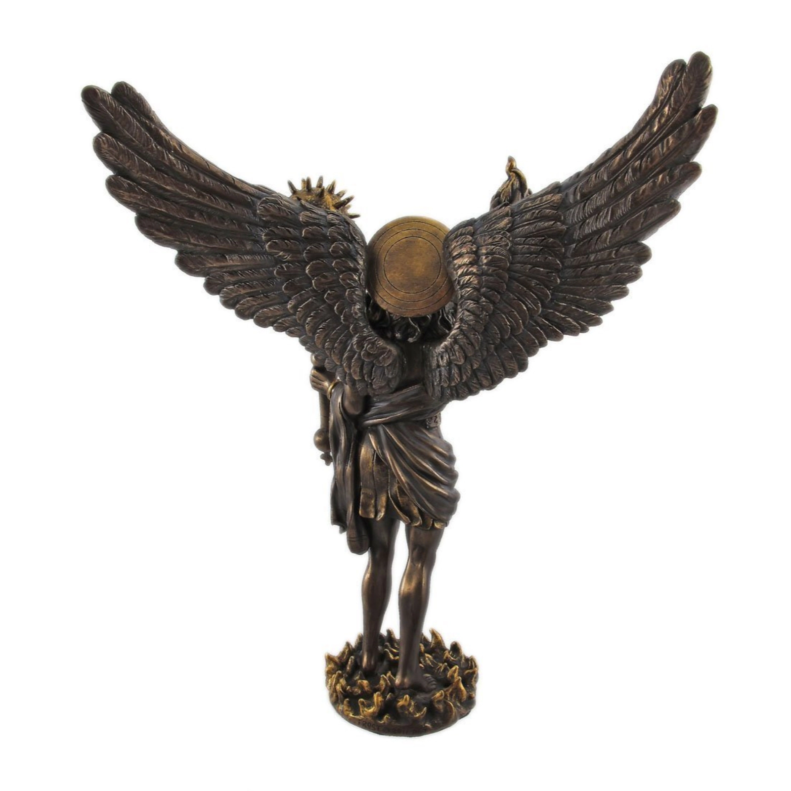 Pacific Giftware Archangel Uriel with Spear Religious Resin Statue Figurine 12.75 inch