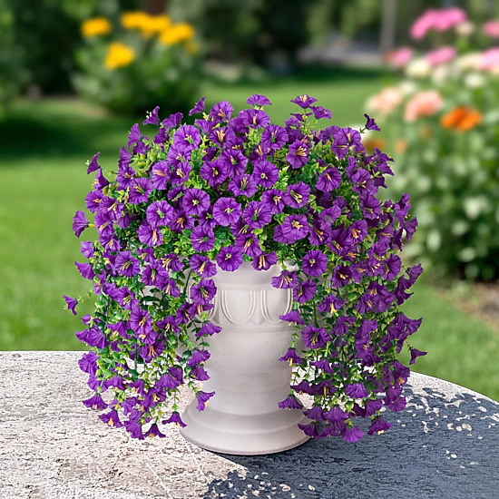 PUPWE Artificial Fall Mums Hanging Plants Outdoor - JCPenney