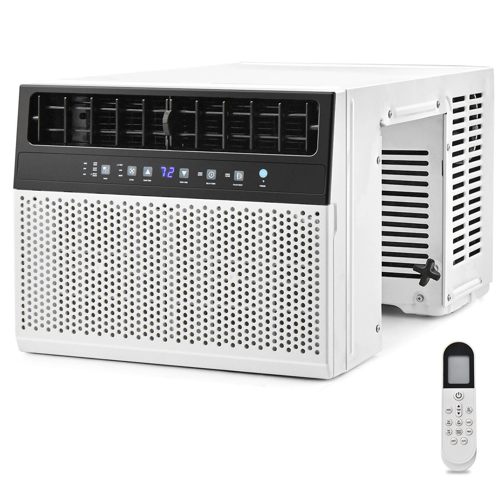 SlickBlue Window AC with Remote, Timer and Washable Filter