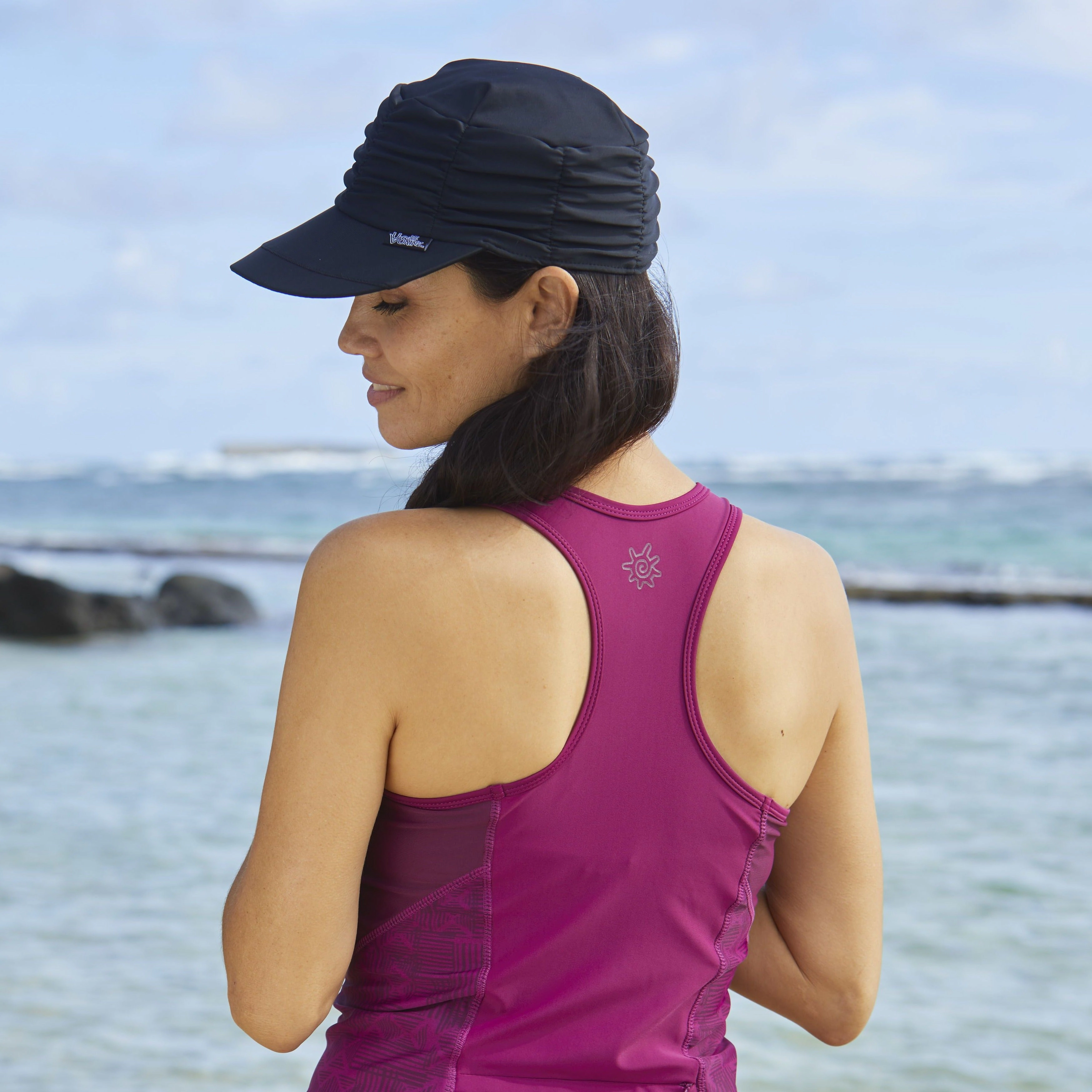 UV Skinz Women's Ruched Sun Cap