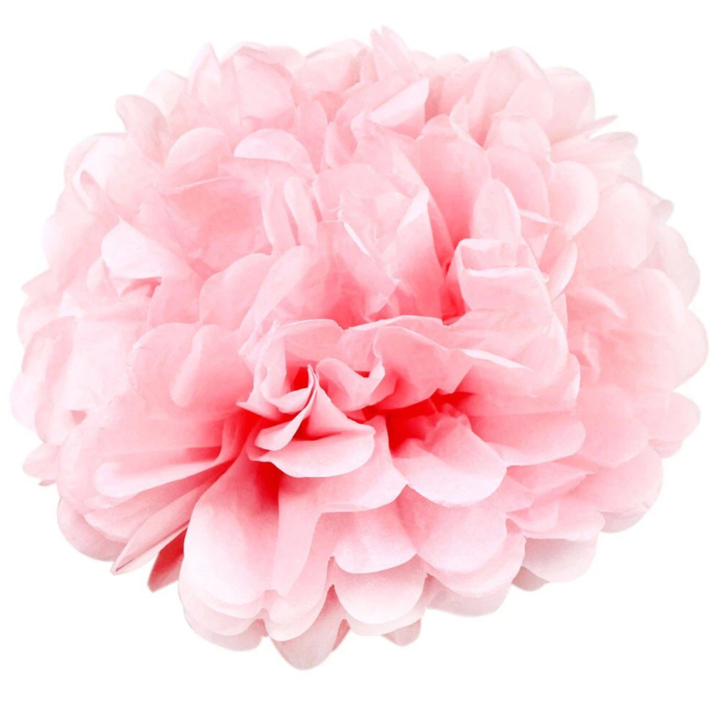 Home Collection 8 Inch Tissue Paper Flower Pom Hanging Decorations Pack of 12