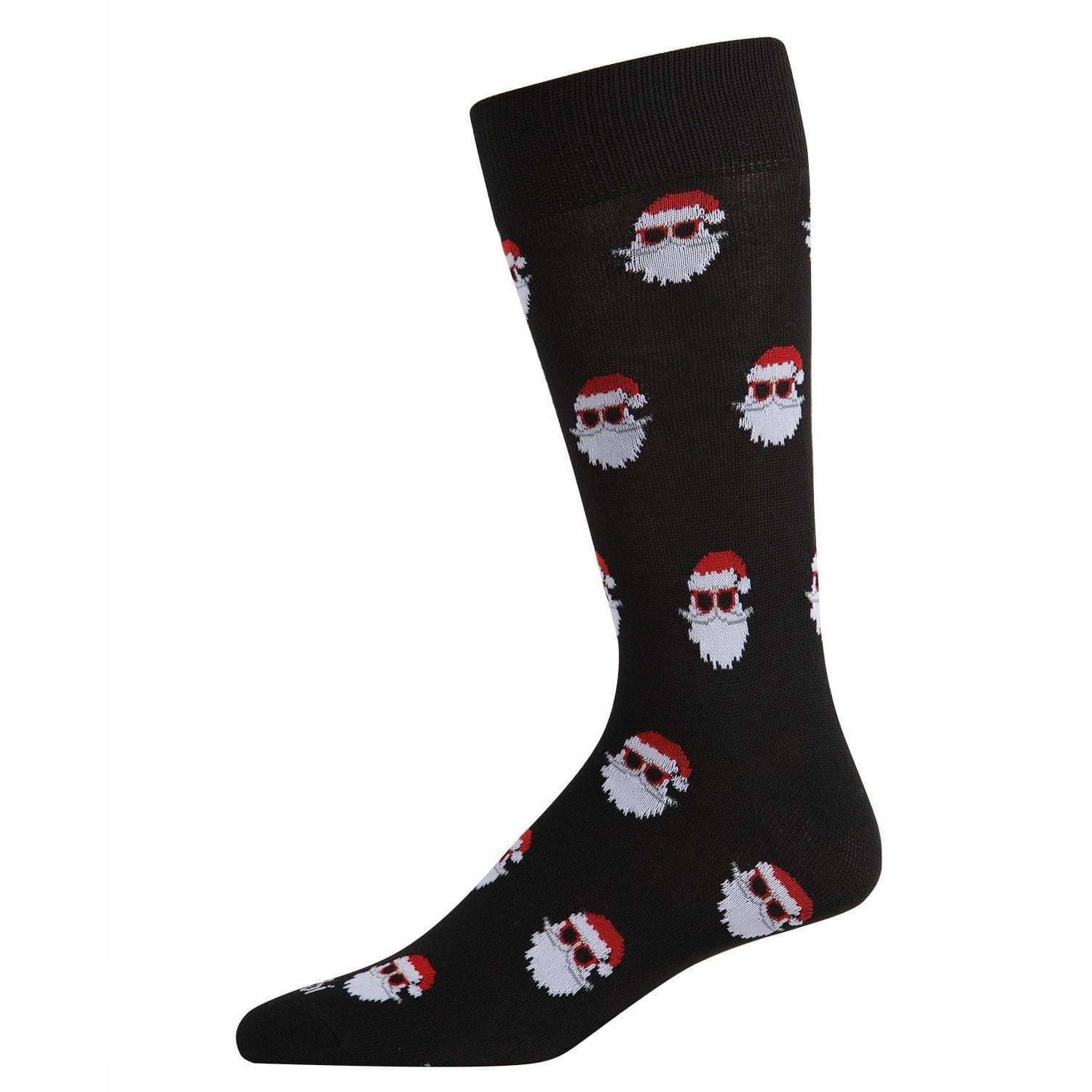 Memoi Men's Festive Funny Santa Shades Novelty Crew Socks