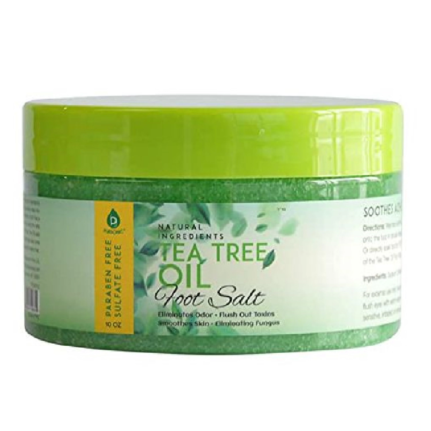 Pursonic Unisex Tea Tree Oil Foot Soak Salt 10 Oz