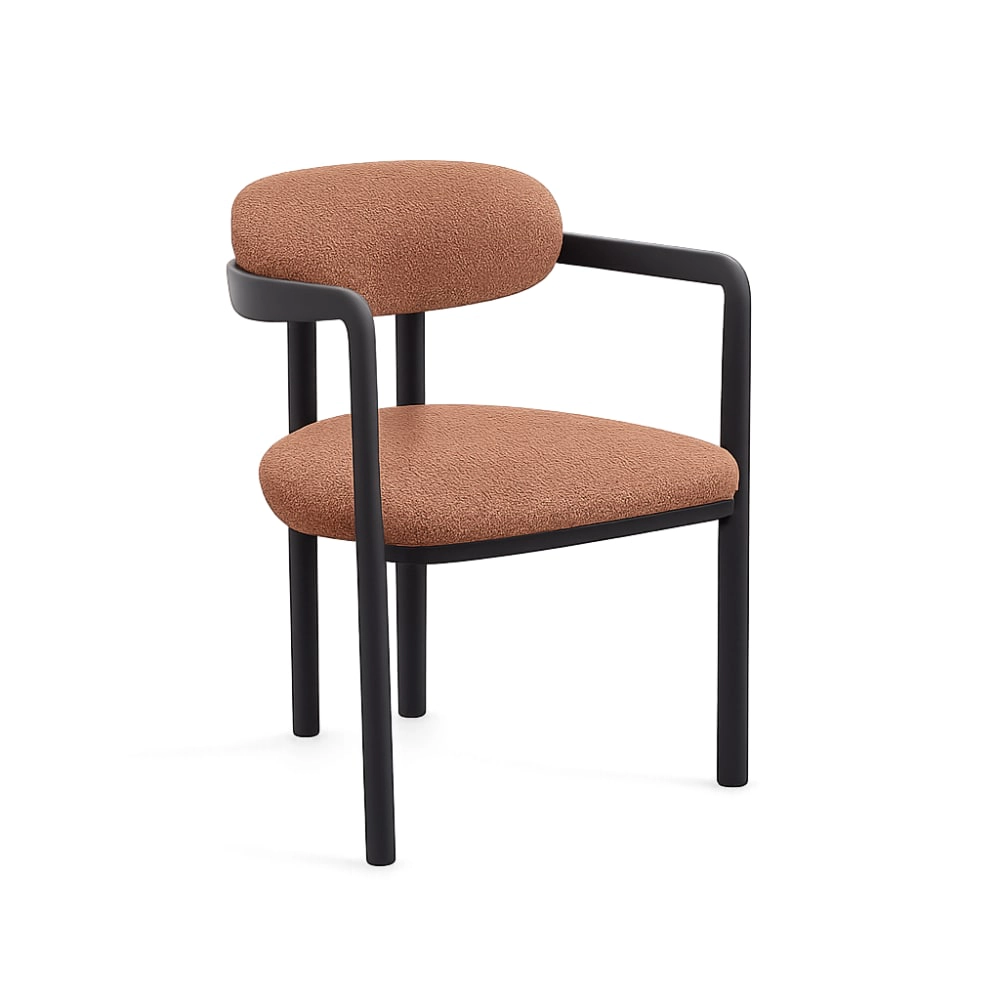 GOODSILO Upholstered Fabric Dining Side Chair, Set of 2