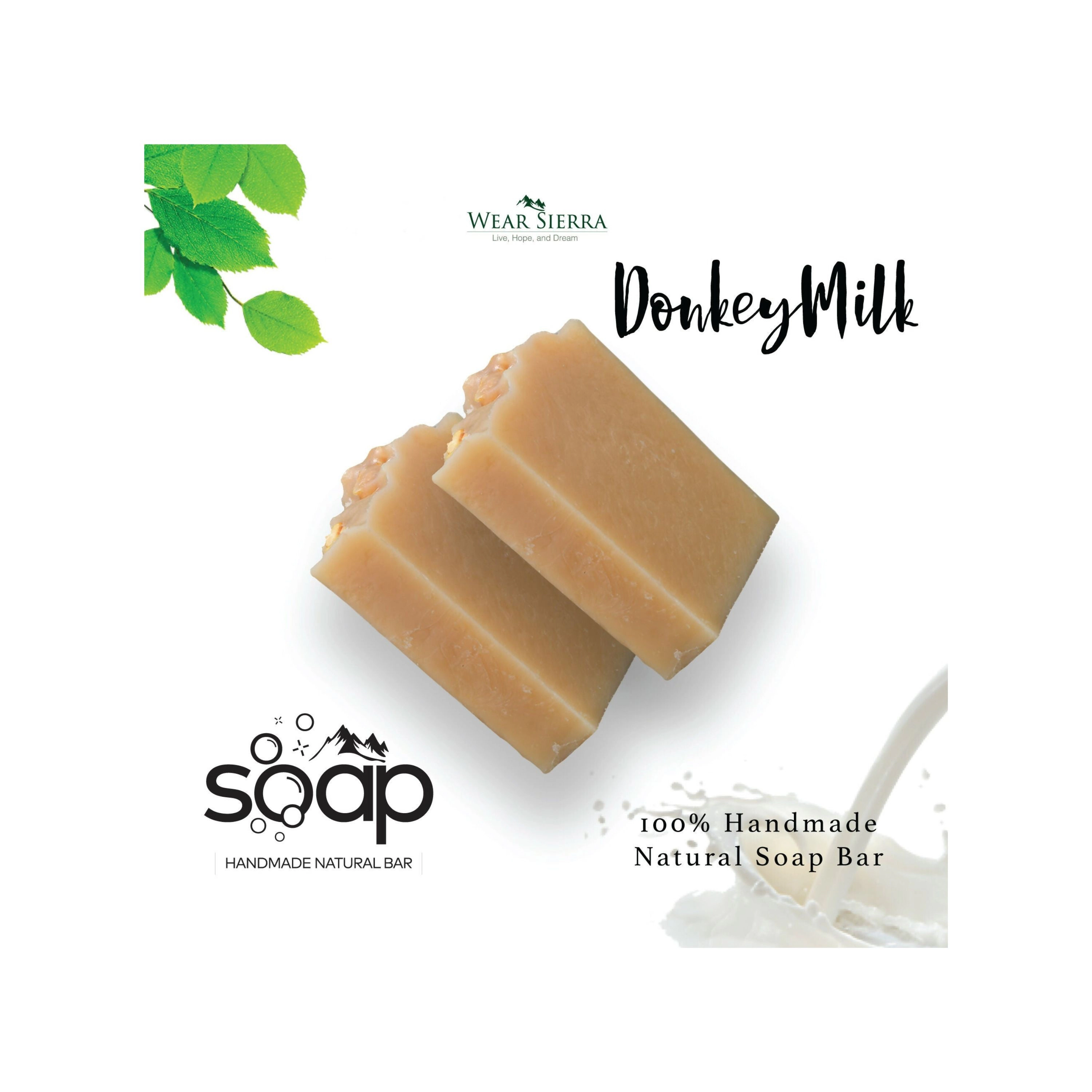 Wear Sierra Nourishing Donkey Milk Bar Soap Pack Of 2