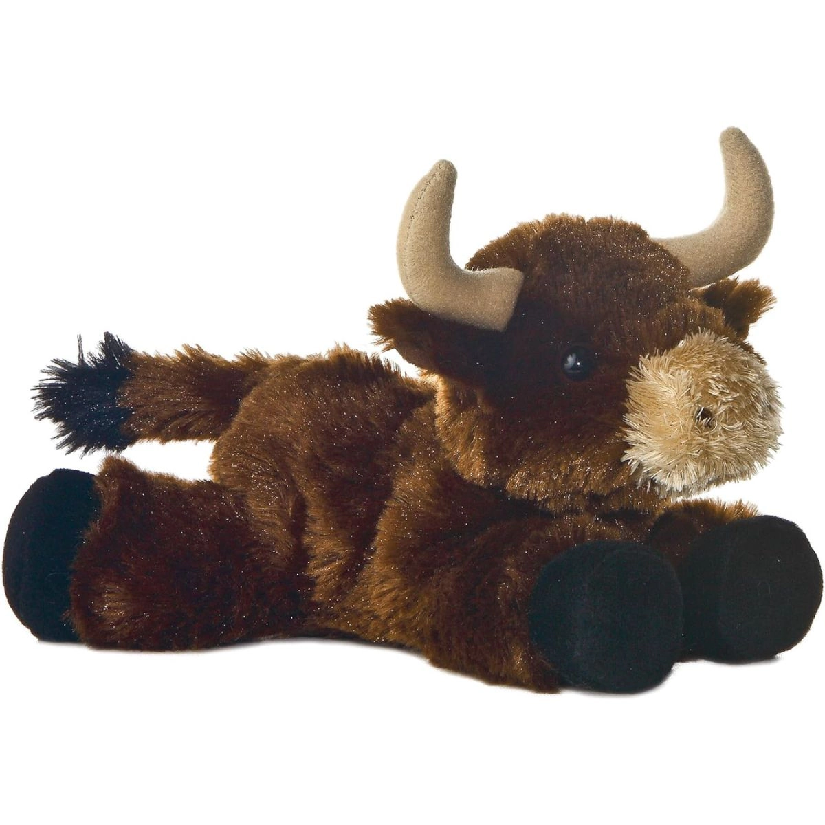 Aurora Mini Flopsie Brown Toro Bull 8-Inch Stuffed Animal Plush