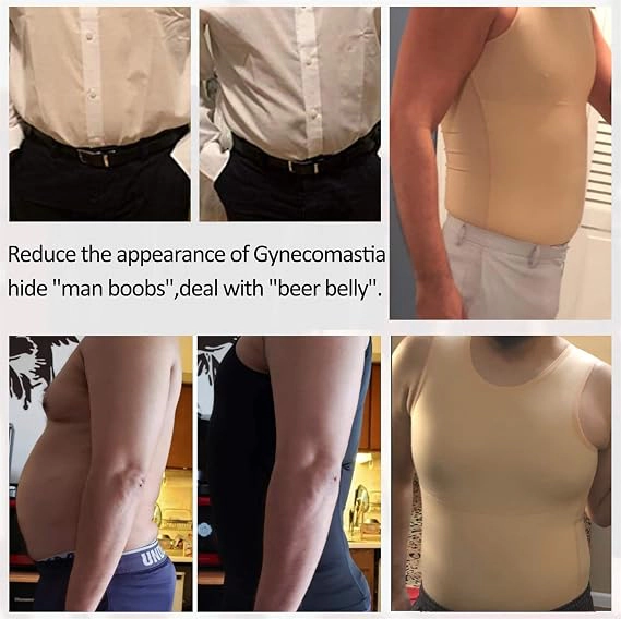 Nebility Mens Compression Slimming Tank Top