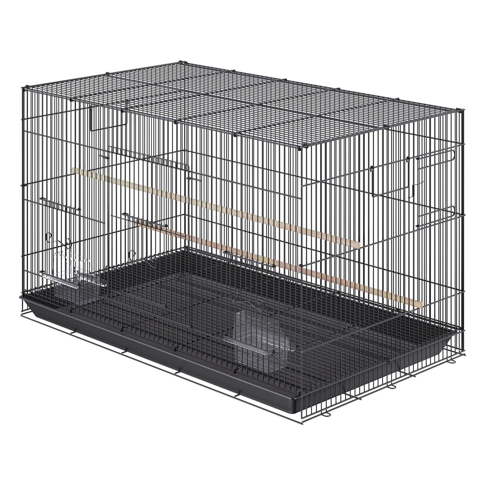 HONGGE Small Cage for Canaries, Cockatiels, Lovebirds, and Budgies