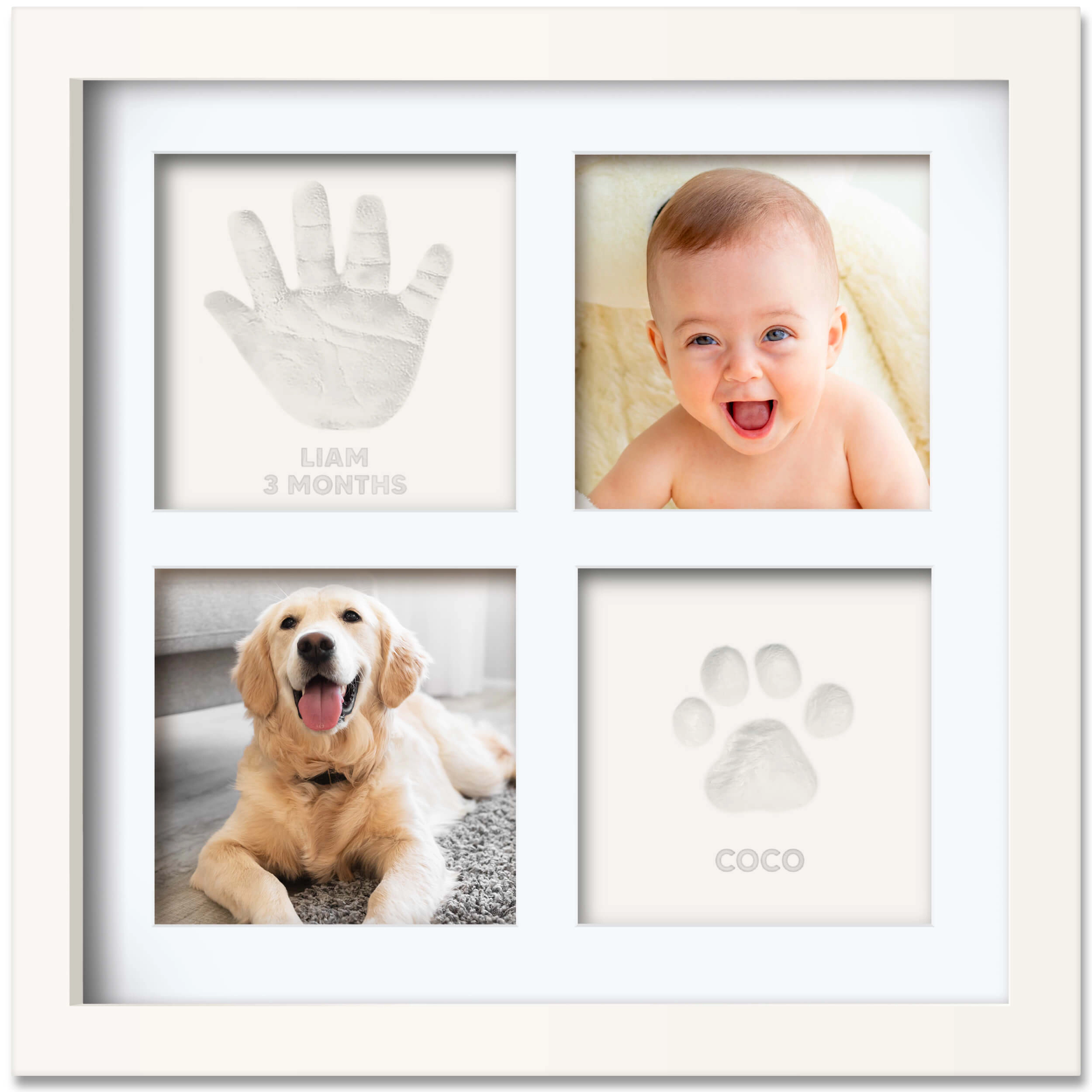 KeaBabies Ever Baby Hand & Footprint Keepsake Frame