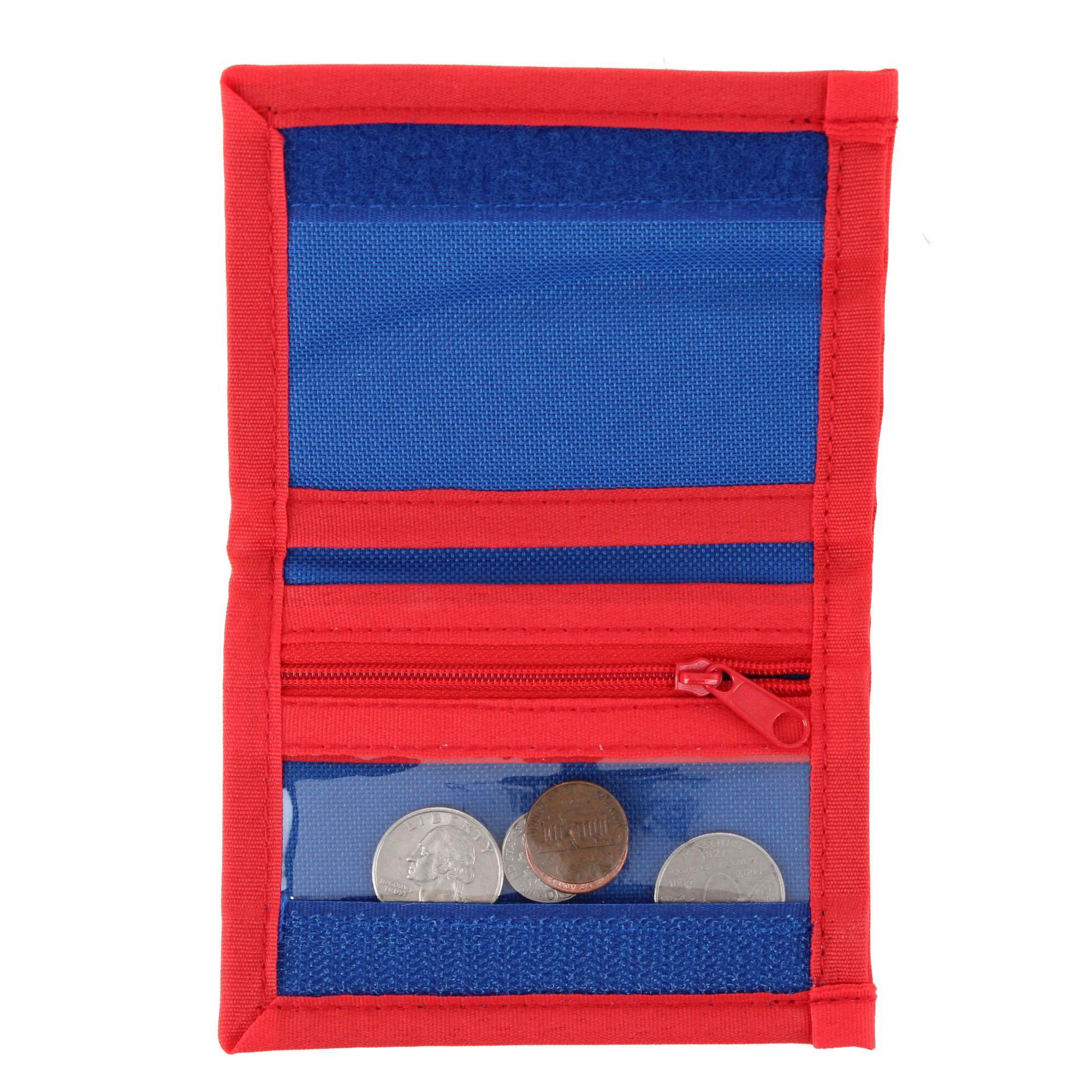 CTM Kid's Disney Mickey Mouse -Fold Hook & Loop Closure Wallet