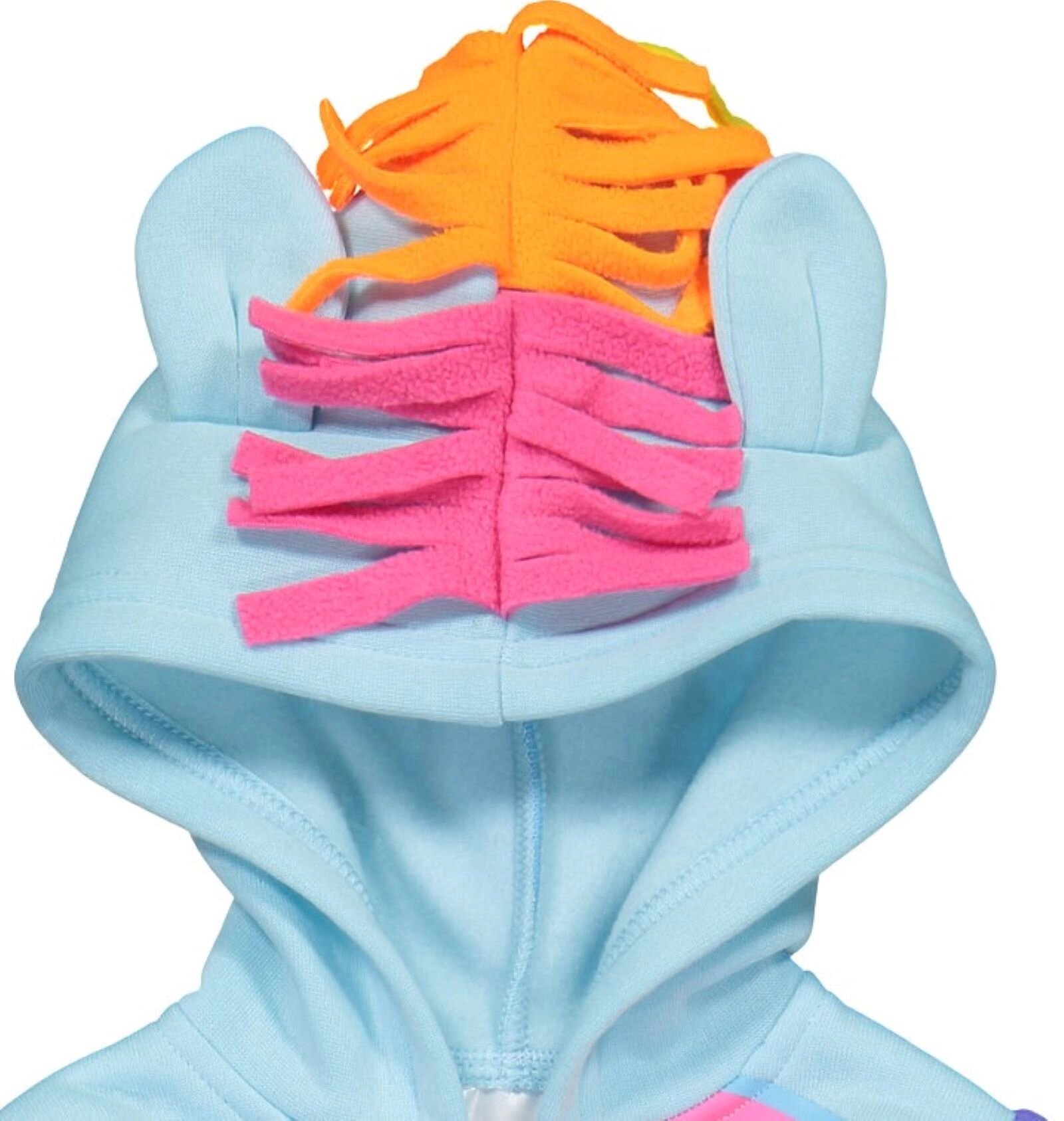 My Little Pony Rainbow Dash Girls' Cosplay Hooded Coverall