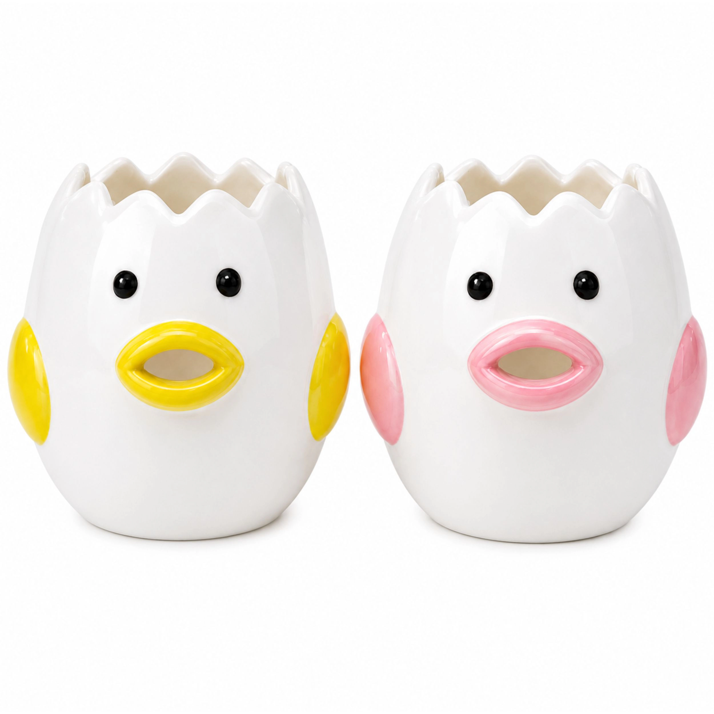 Home Collection Ceramic Chicken Egg Separator Yolk & White Divider Baking Tool