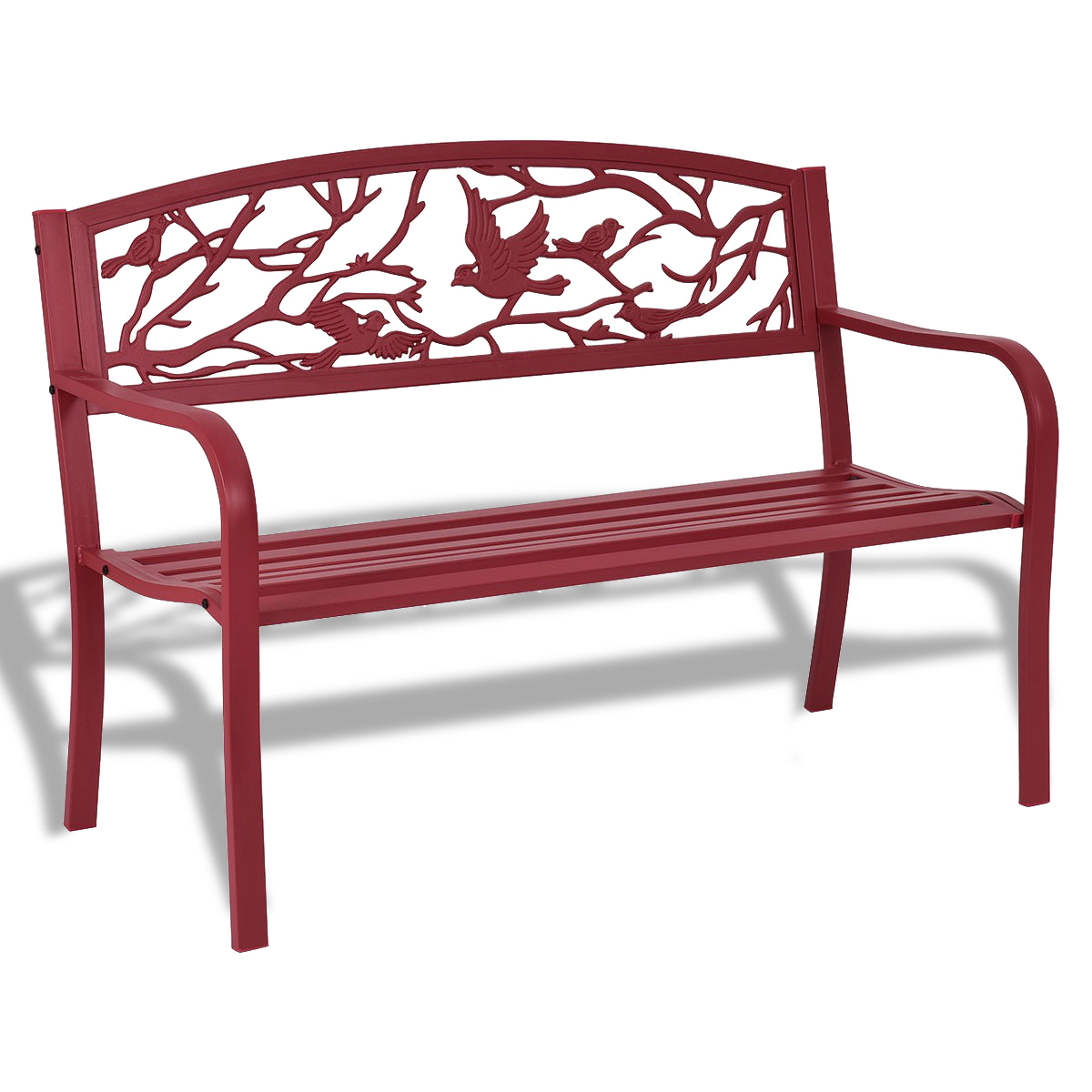 LJG Patio Garden Bench Park Yard Outdoor Furniture
