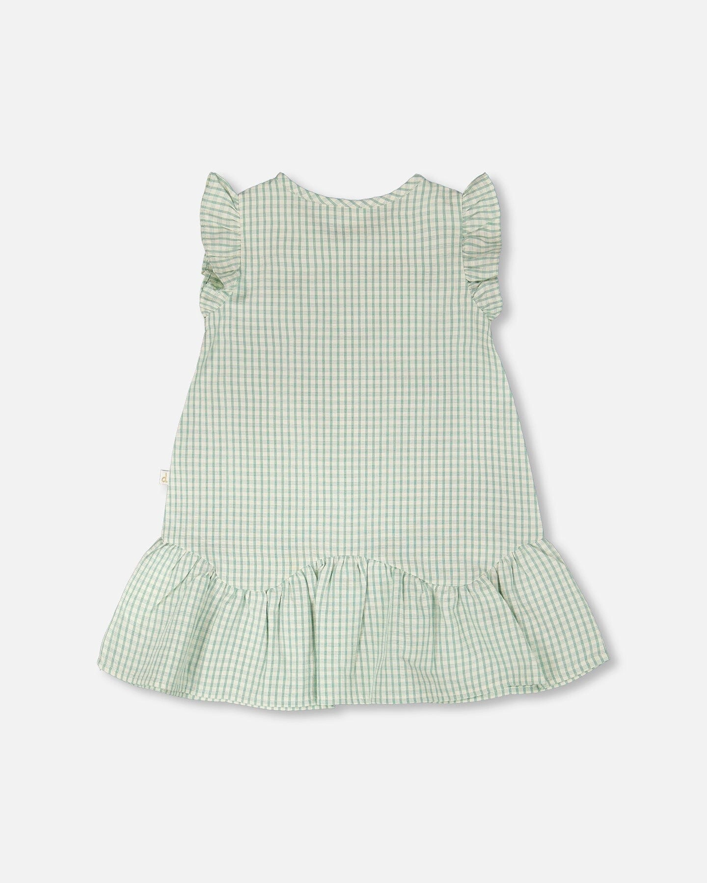 Deux par Deux Girls Plaid Poplin Dress