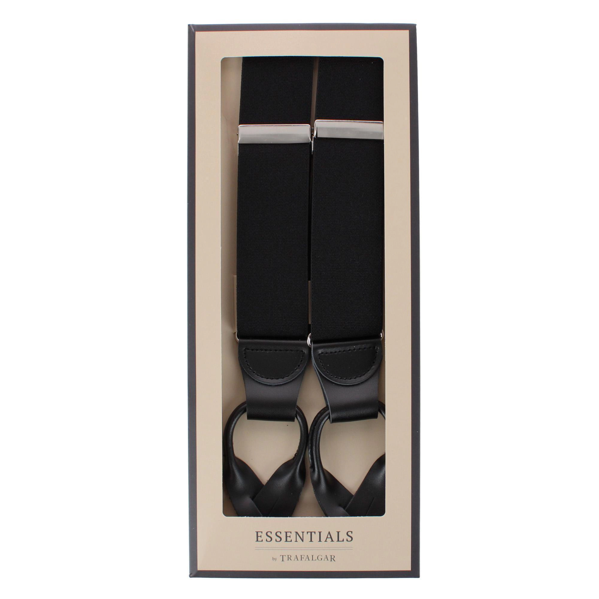 Essentials by Trafalgar The Original Elastic Comfort Button End Suspender