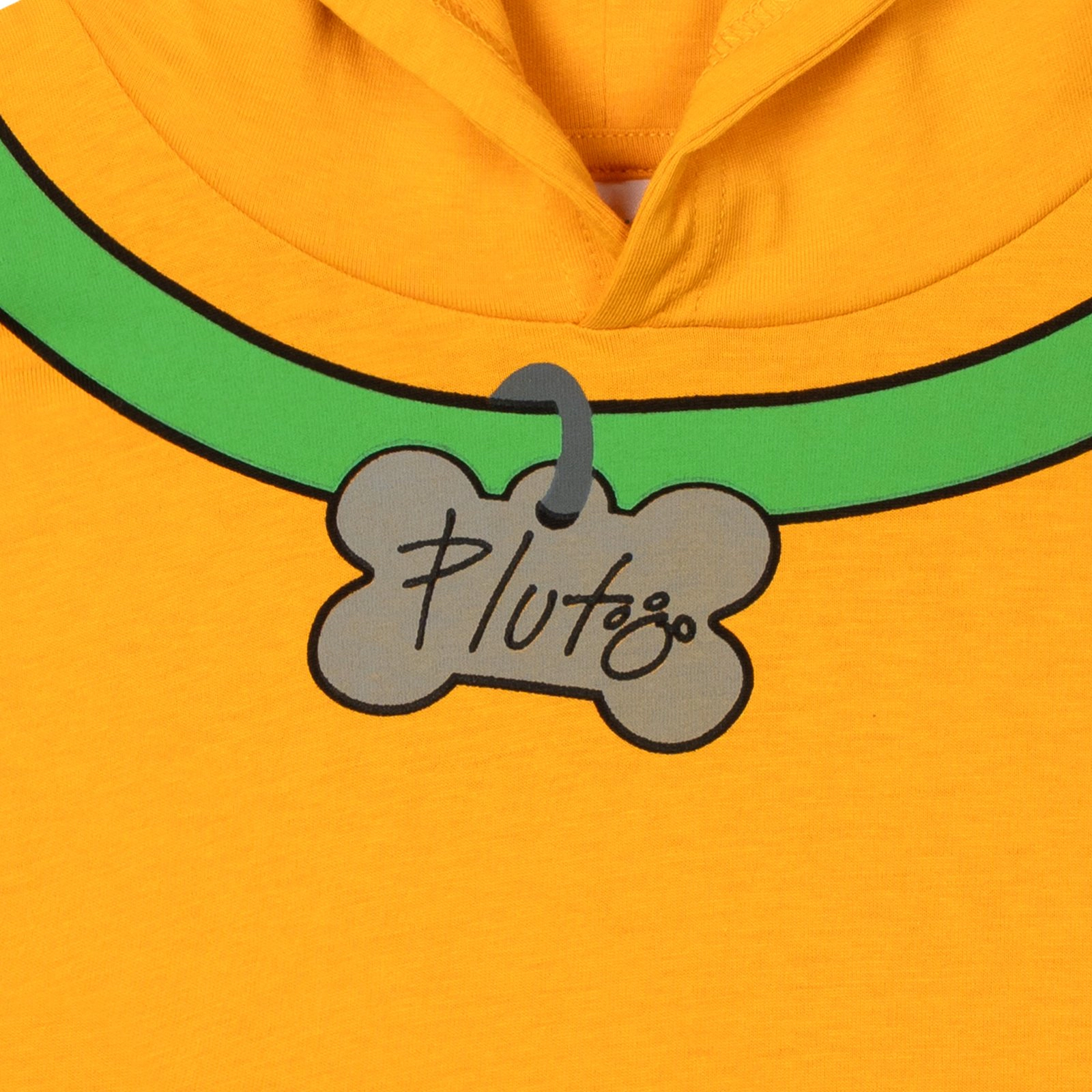 Disney Mickey Mouse Pluto Matching Family Cosplay Hooded T-Shirt