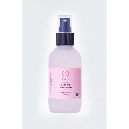 Lizush Organic Facial Toner - Refreshing and Balancing, 4 fl oz