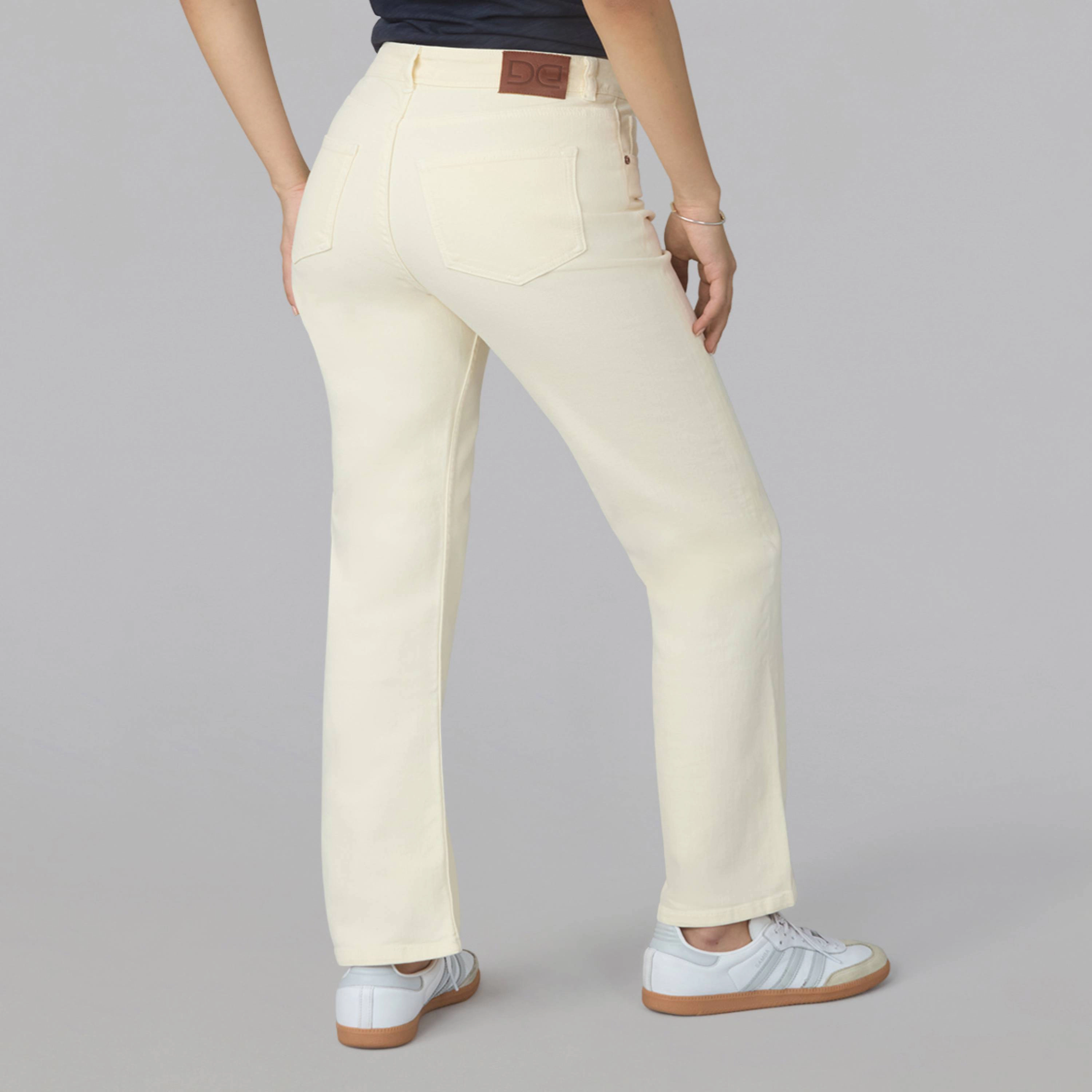 Lola Denim Womens Denver High Rise Straight Jeans