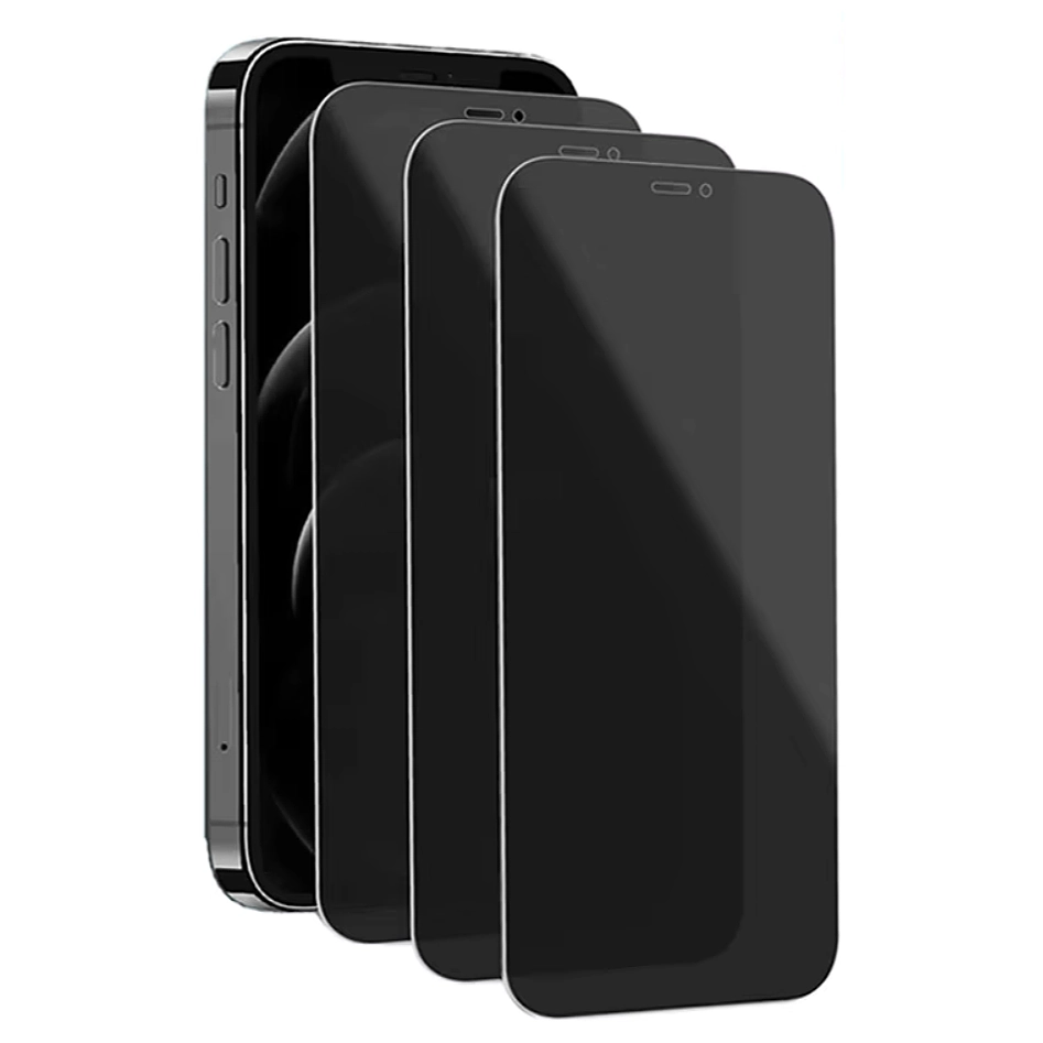Qixxronics 3x Screen Protector for iPhone 11 Pro Privacy 9H Hardness Tempered Glass