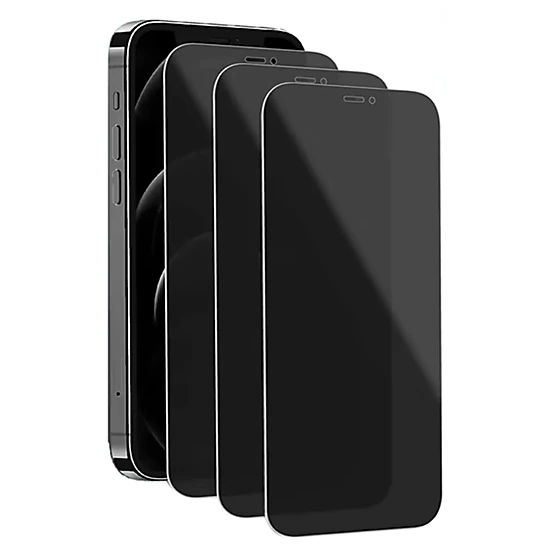 Qixxronics 3x Screen Protector for iPhone 11 Pro Privacy 9H Hardness Tempered Glass