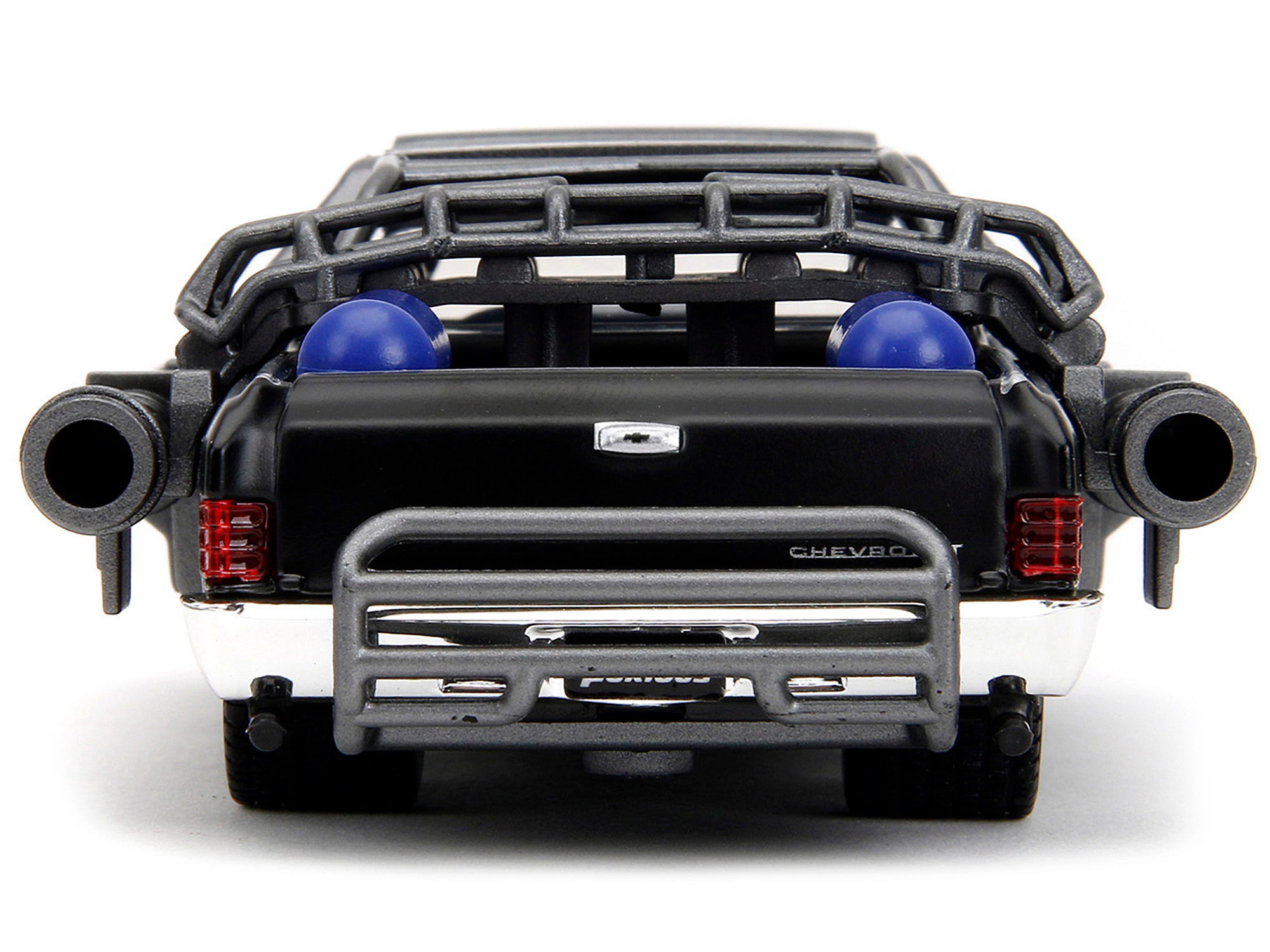 Jada 1967 Chevrolet El Camino with Cannons Matt Black "Fast X" (2023) Movie "Fast & Furious" Series 1/32
