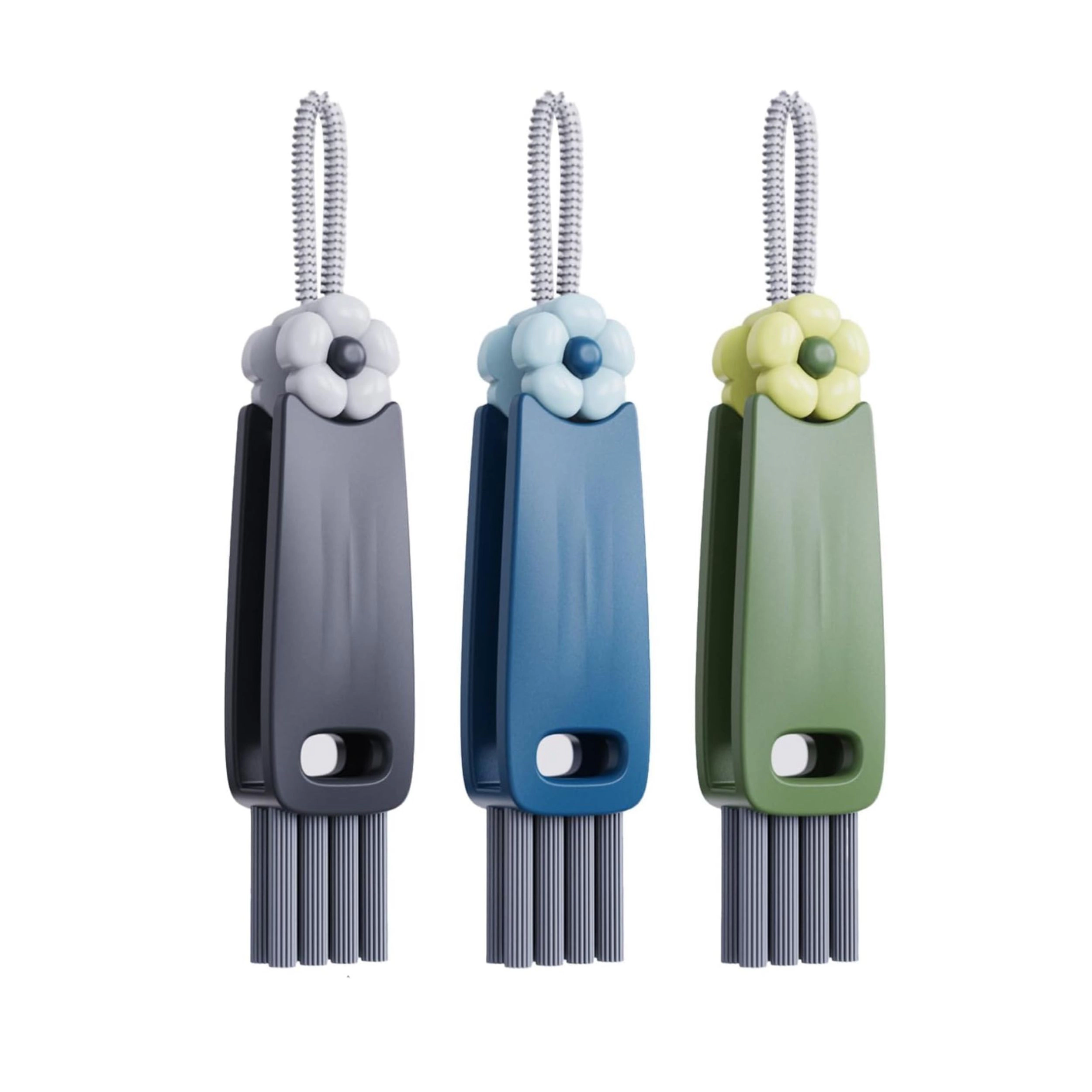 Stock Preferred 3in1 Cup Lid Gap Cleaning Brush Set Multifunctional Bottle Cleaner