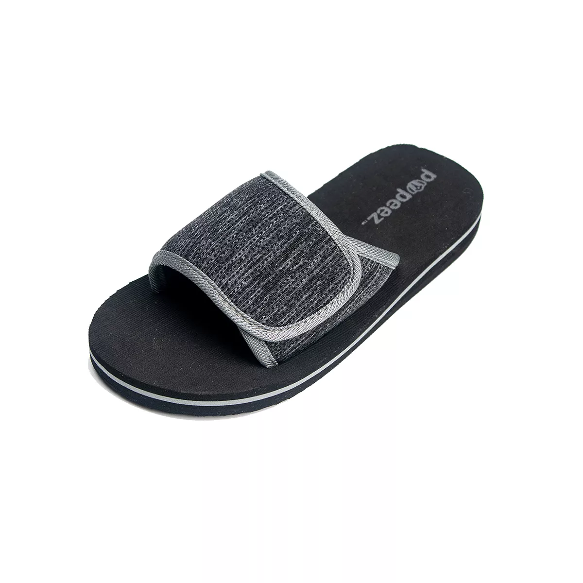 Roxoni Boys Open Toe Slide Sandals Adjustable Strap Rubber Sole Comfort Slides
