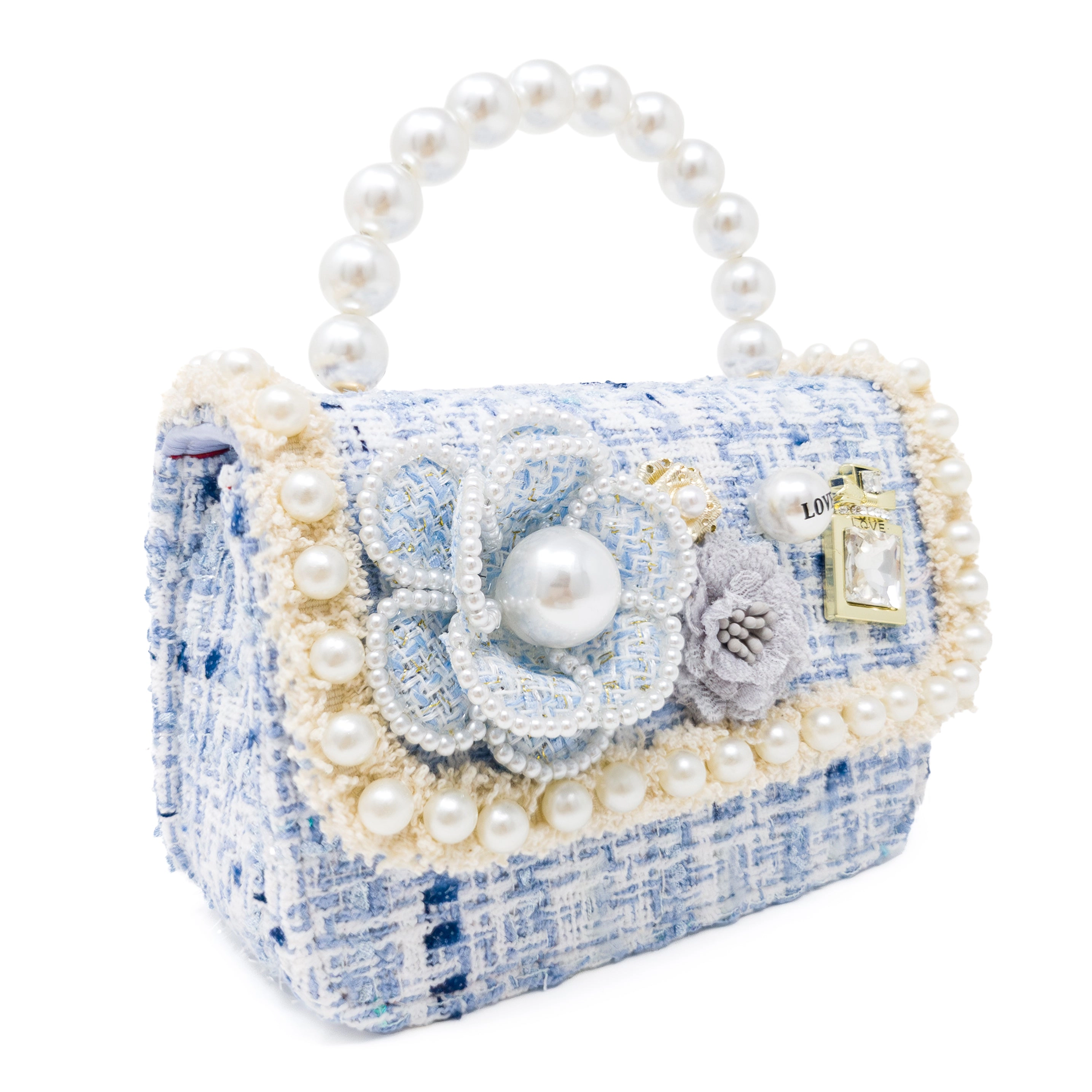 Puttisu Girls Pearl Garden Handbag