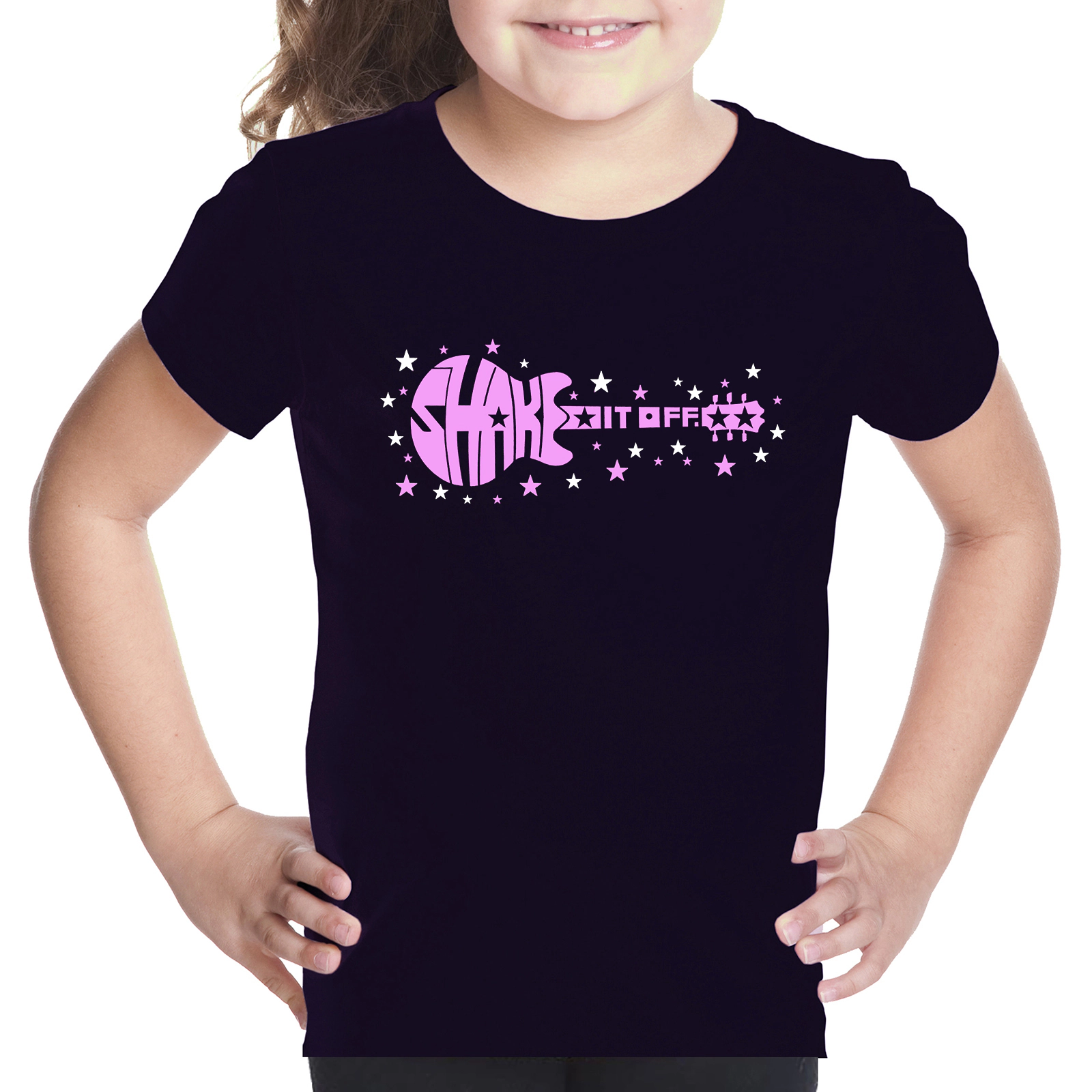 LA Pop Art Girls Word T-Shirt - Shake it Off