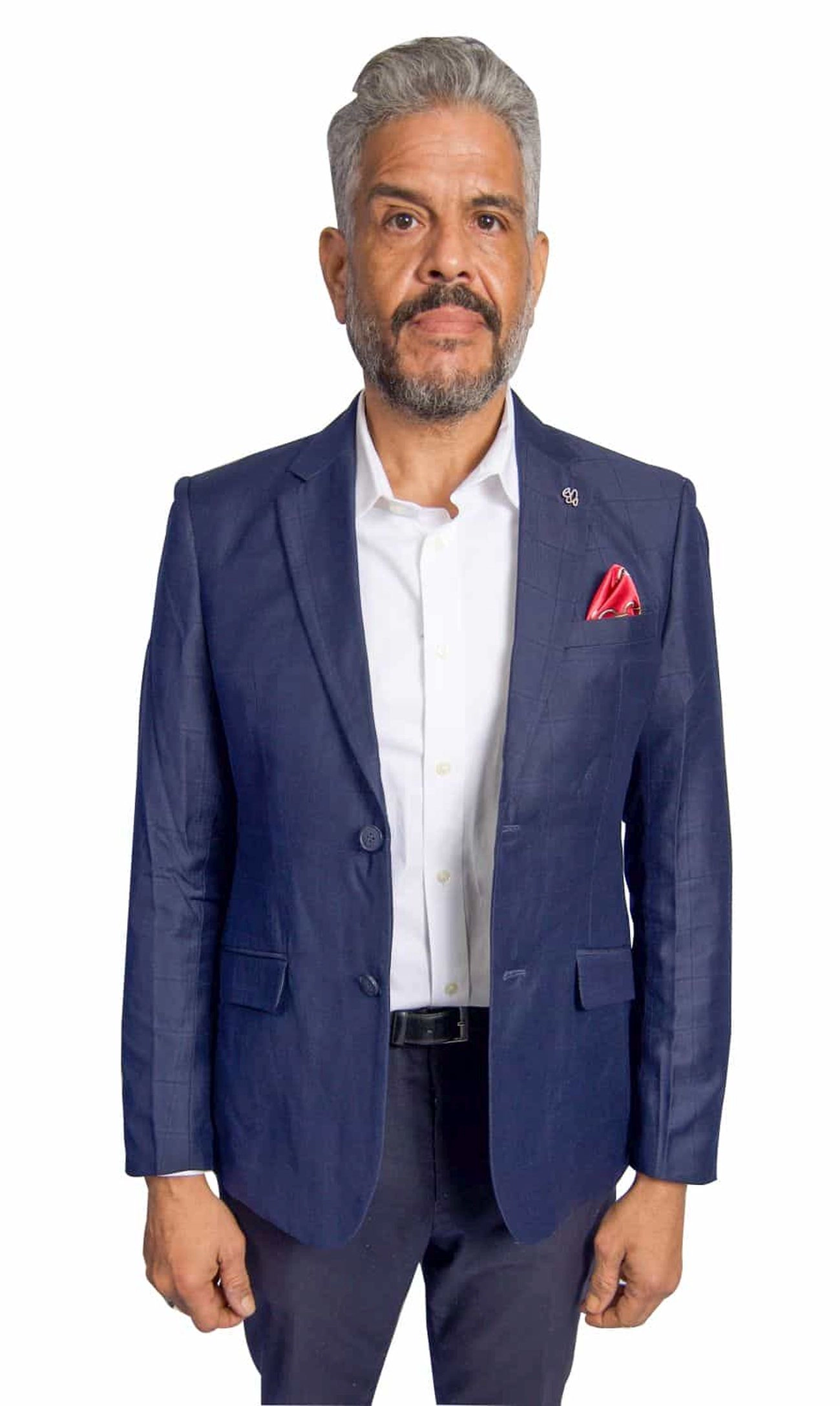 Elie Balleh Men's Slim Fit Solid Plaid Sports Coat Jacket