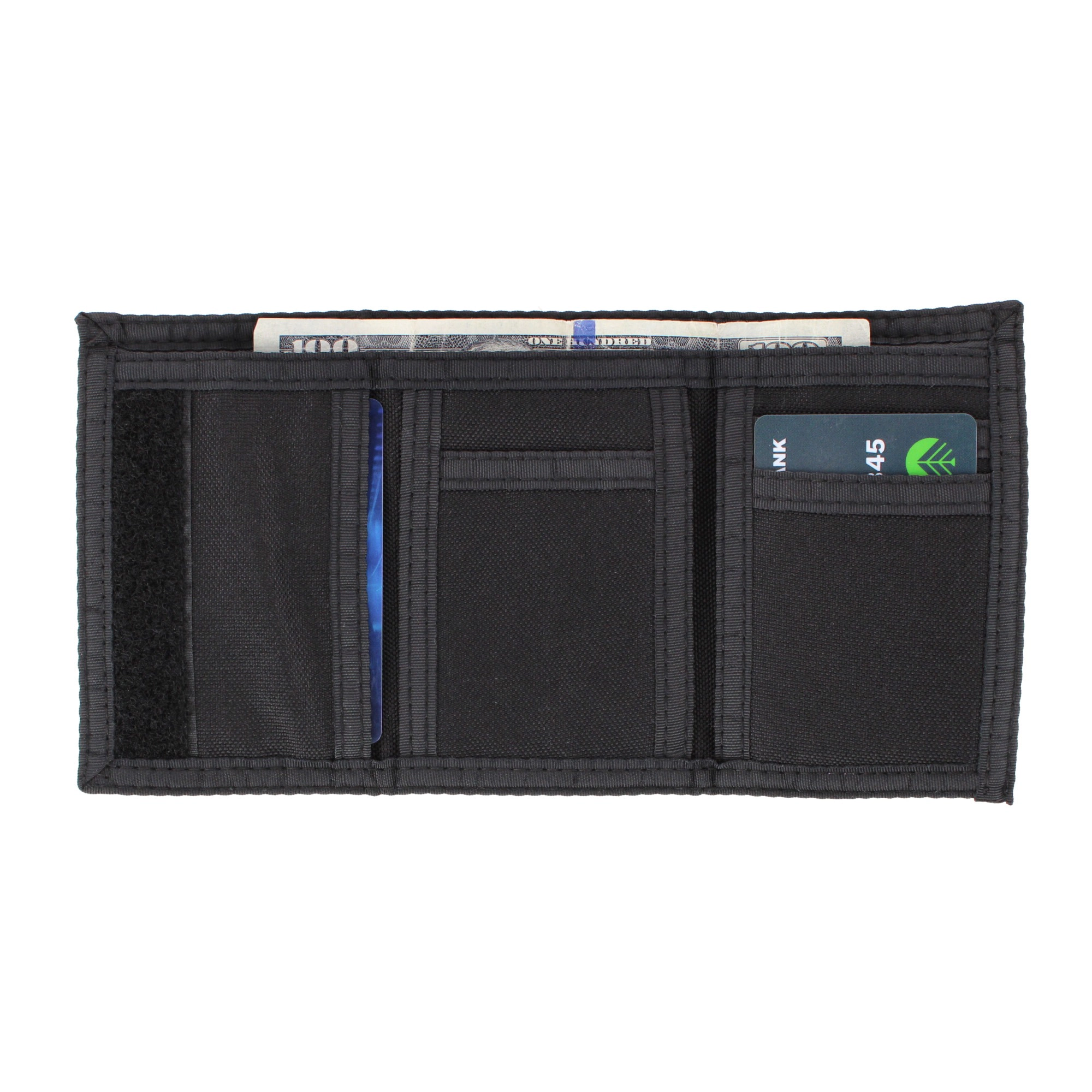 Fila Men's Sporty Trifold Wallet with Hook & Loop Closure