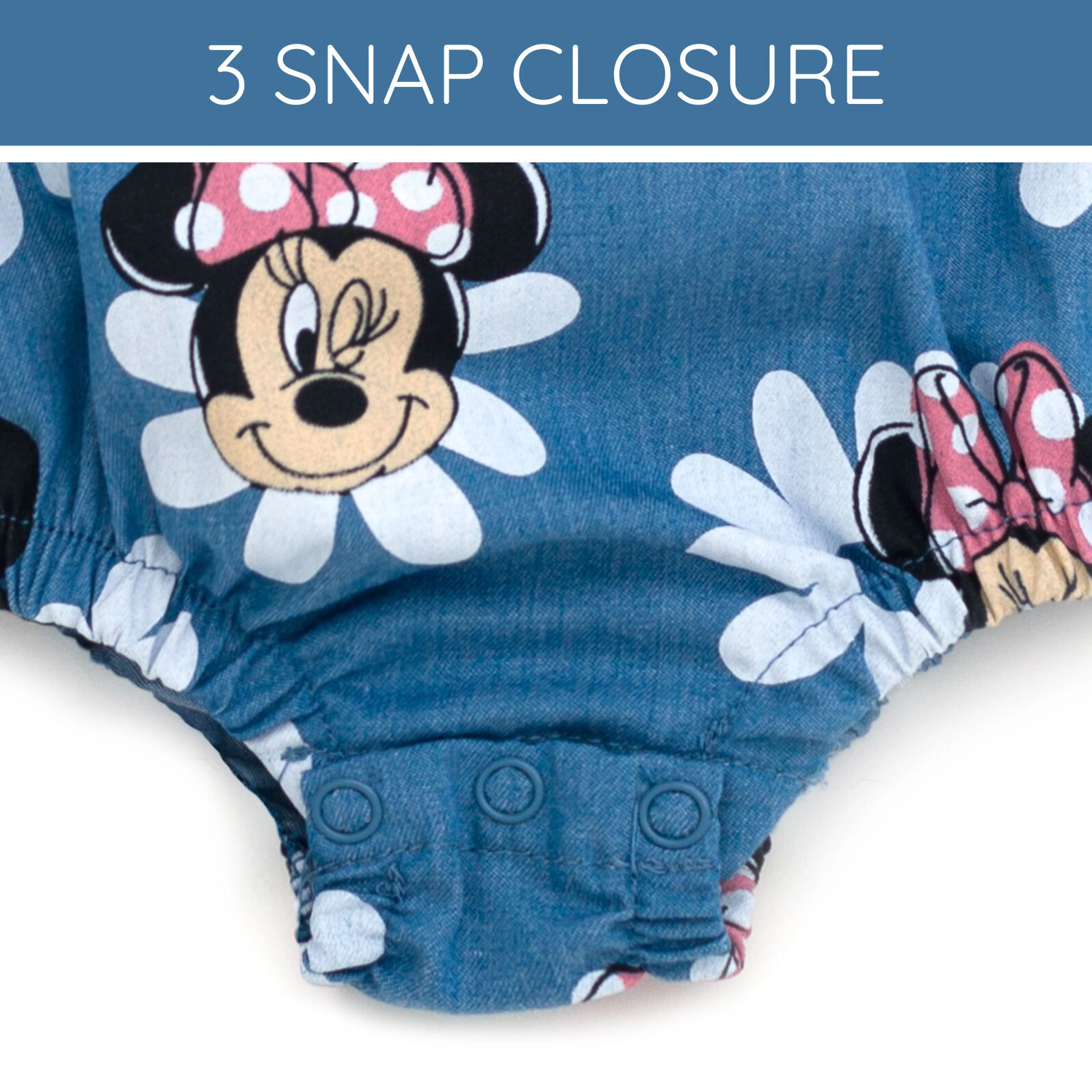 Disney Minnie Mouse Baby Girls' Sleeveless Bubble Romper