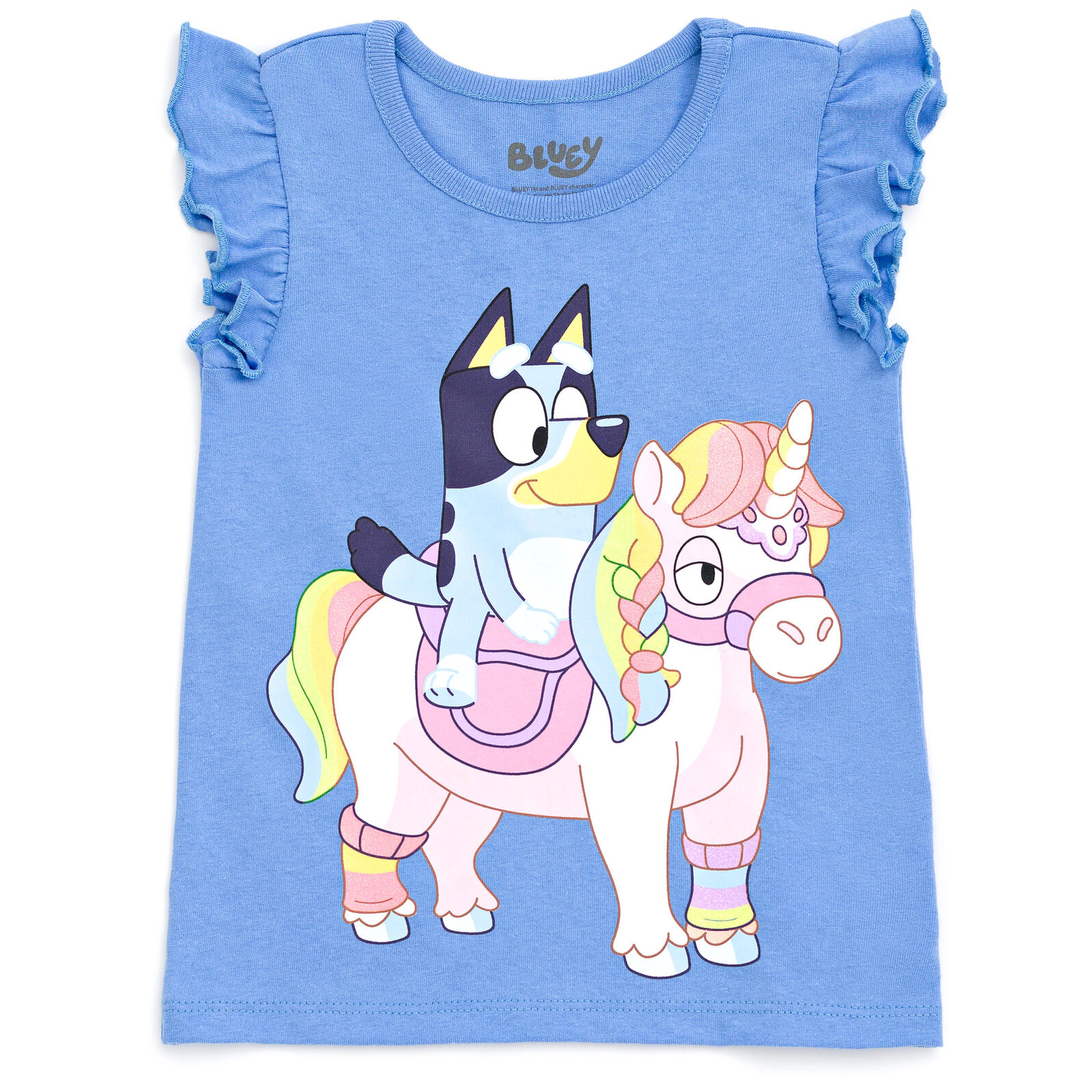 Bluey Girls' 4-Pack Short Sleeve T-Shirts