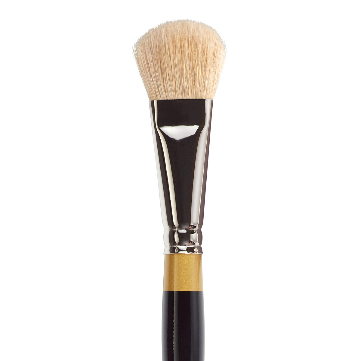 KINGART Original Gold 9270 Oval Mop Brush - White Synthetic, Short Handle