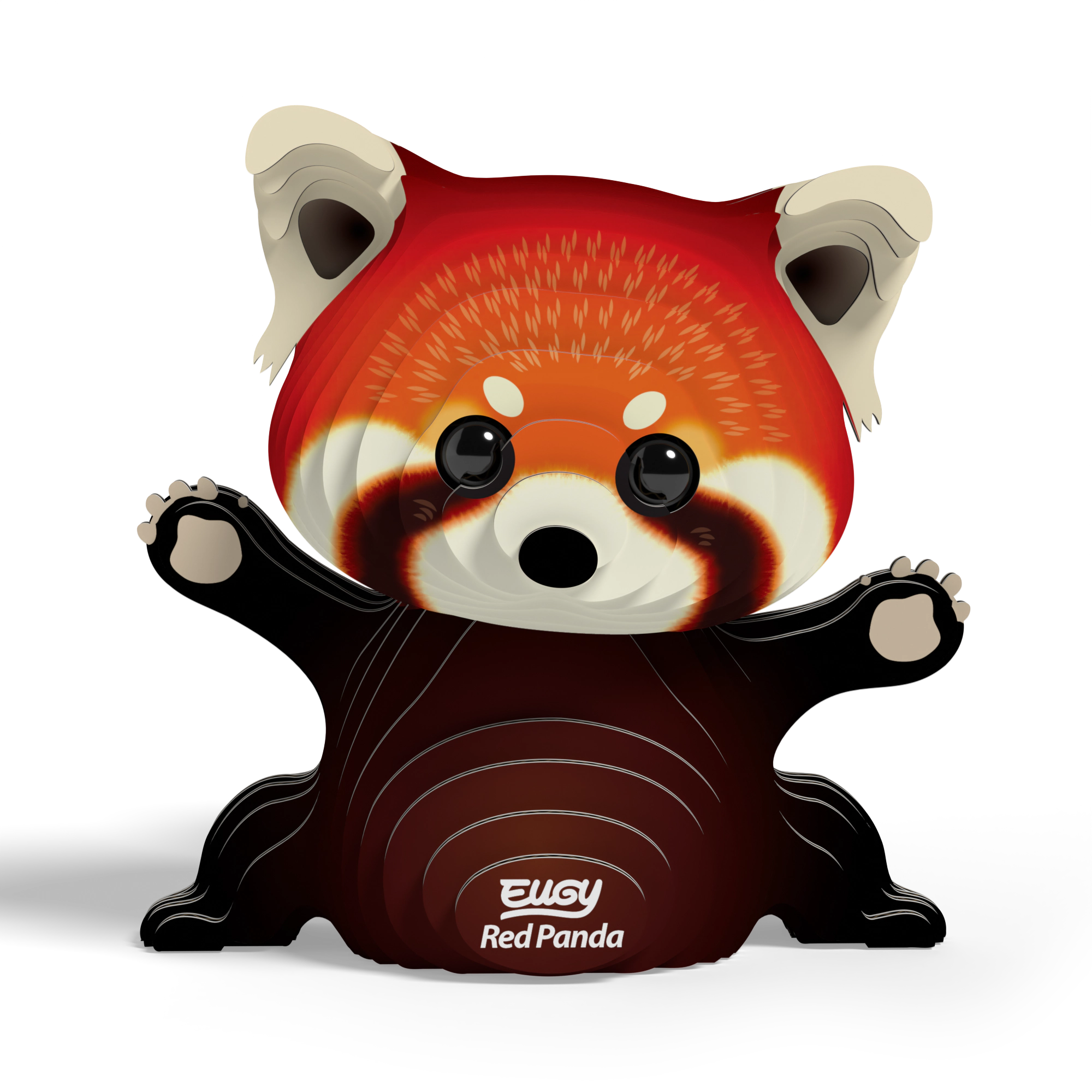EUGY Red Panda 3D Puzzle - contains 44 puzzle pieces