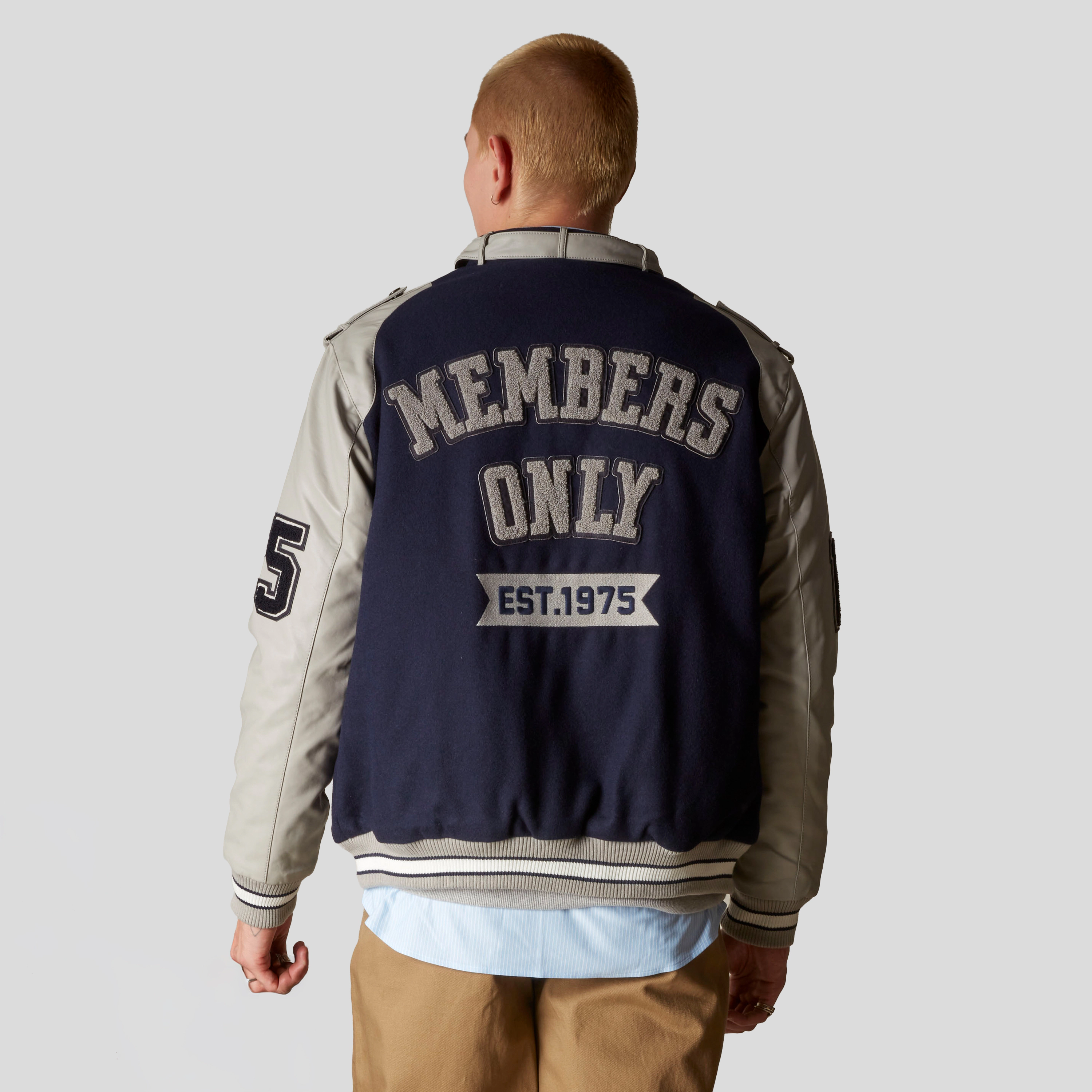 Members Only Men's Varsity Jacket