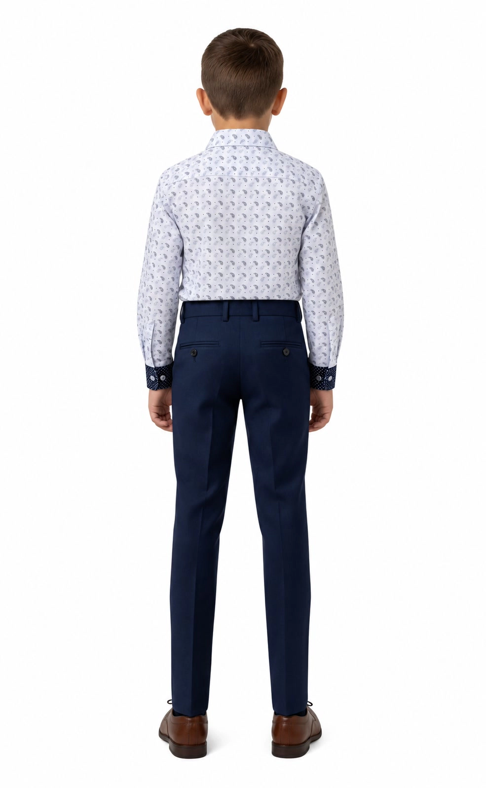 Elie Balleh Boys Slim Fit Button-Down Shirt