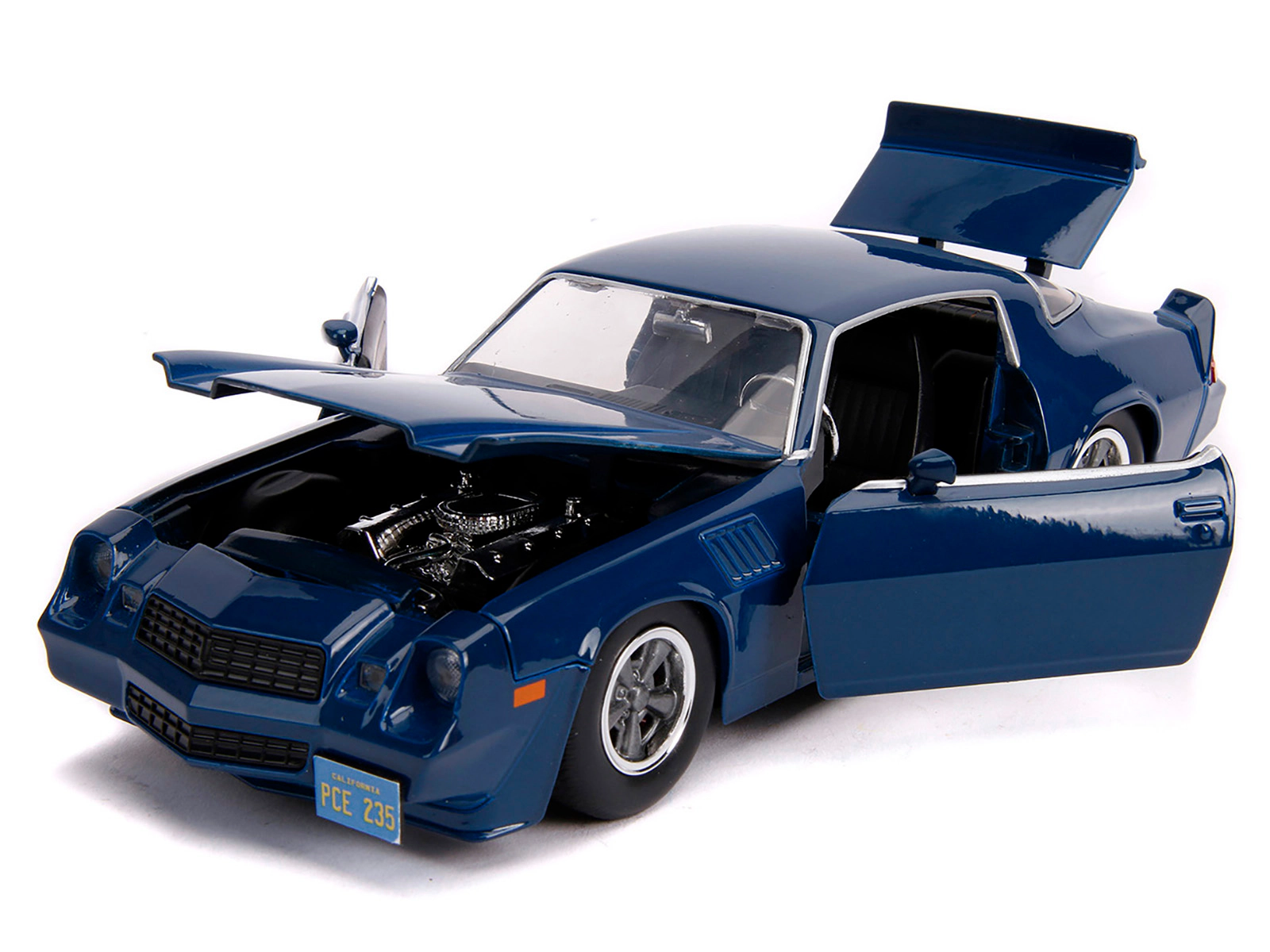 Jada Billy's Chevrolet Camaro Z28 Dark Blue with Collectible Coin "Stranger Things" (2016) TV Series 1/24