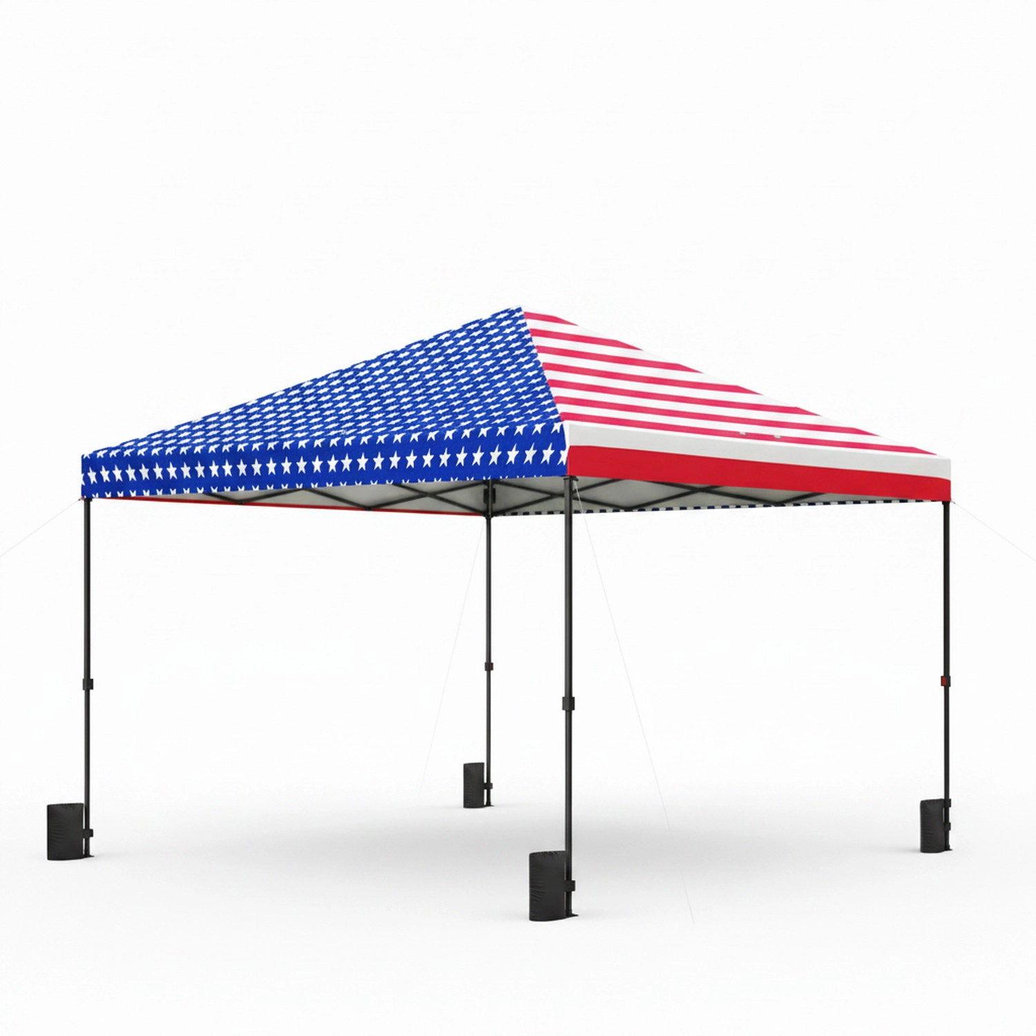 HONGGE 10 x ft Pop Up Canopy Tent with One Push Setup Outdoor Portable Instant Shelter w/ Roller Bag