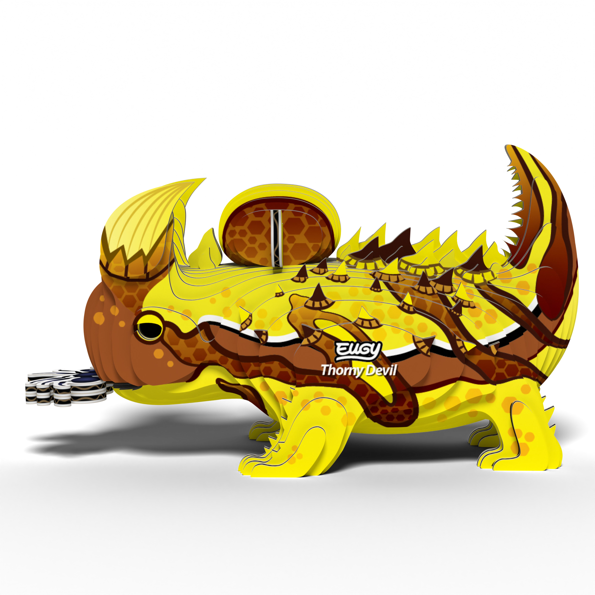 EUGY Thorny Devil 3D Puzzle - contains 44 puzzle pieces
