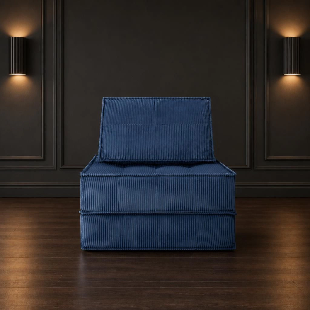 GOODSILO Comfortable Soft Fabric Single Seat Bean Bag Lazy Sofa Chair